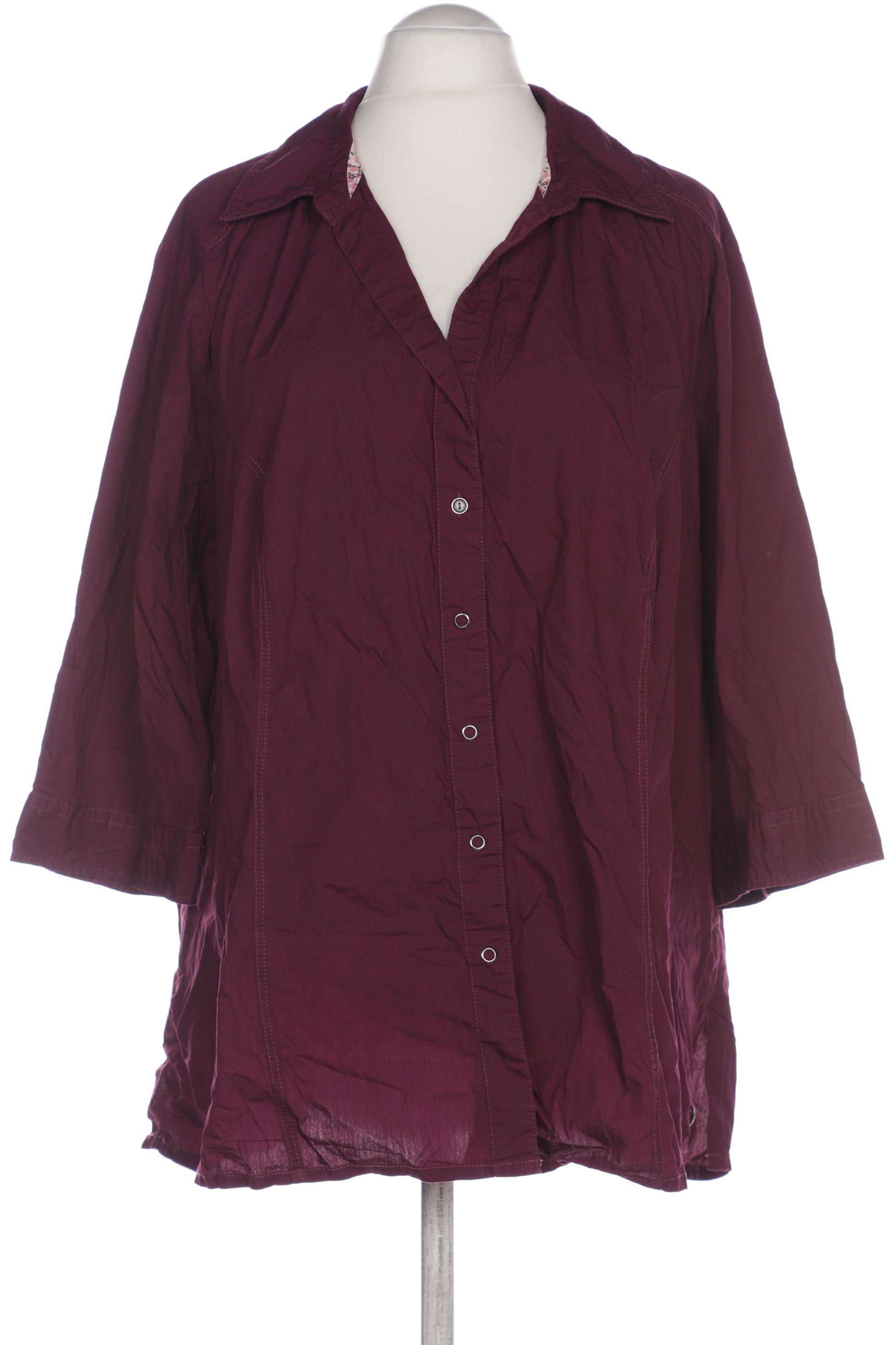 

Ulla Popken Damen Bluse, bordeaux, Gr. 54