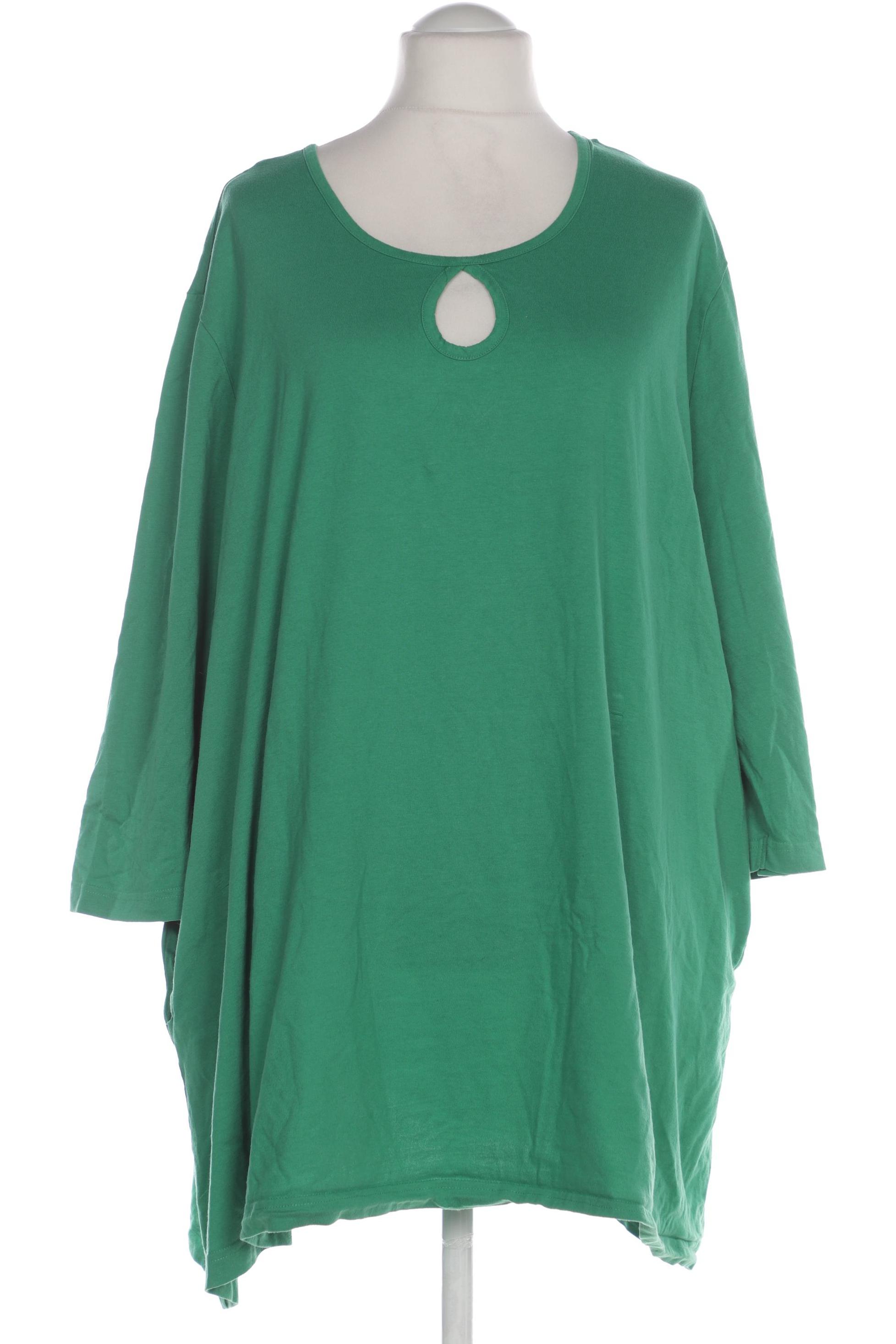 

Ulla Popken Damen Langarmshirt, grün, Gr. 58