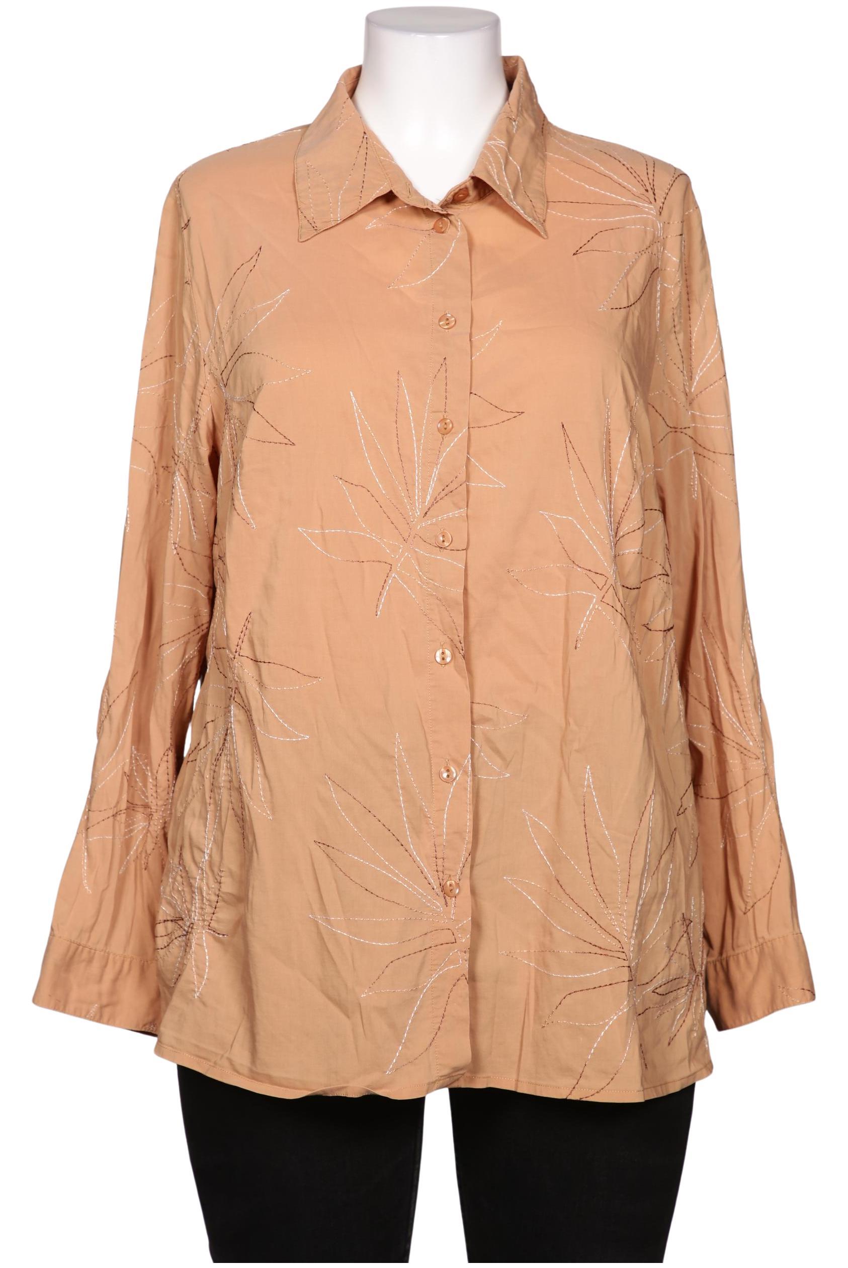 

Ulla Popken Damen Bluse, beige, Gr. 46