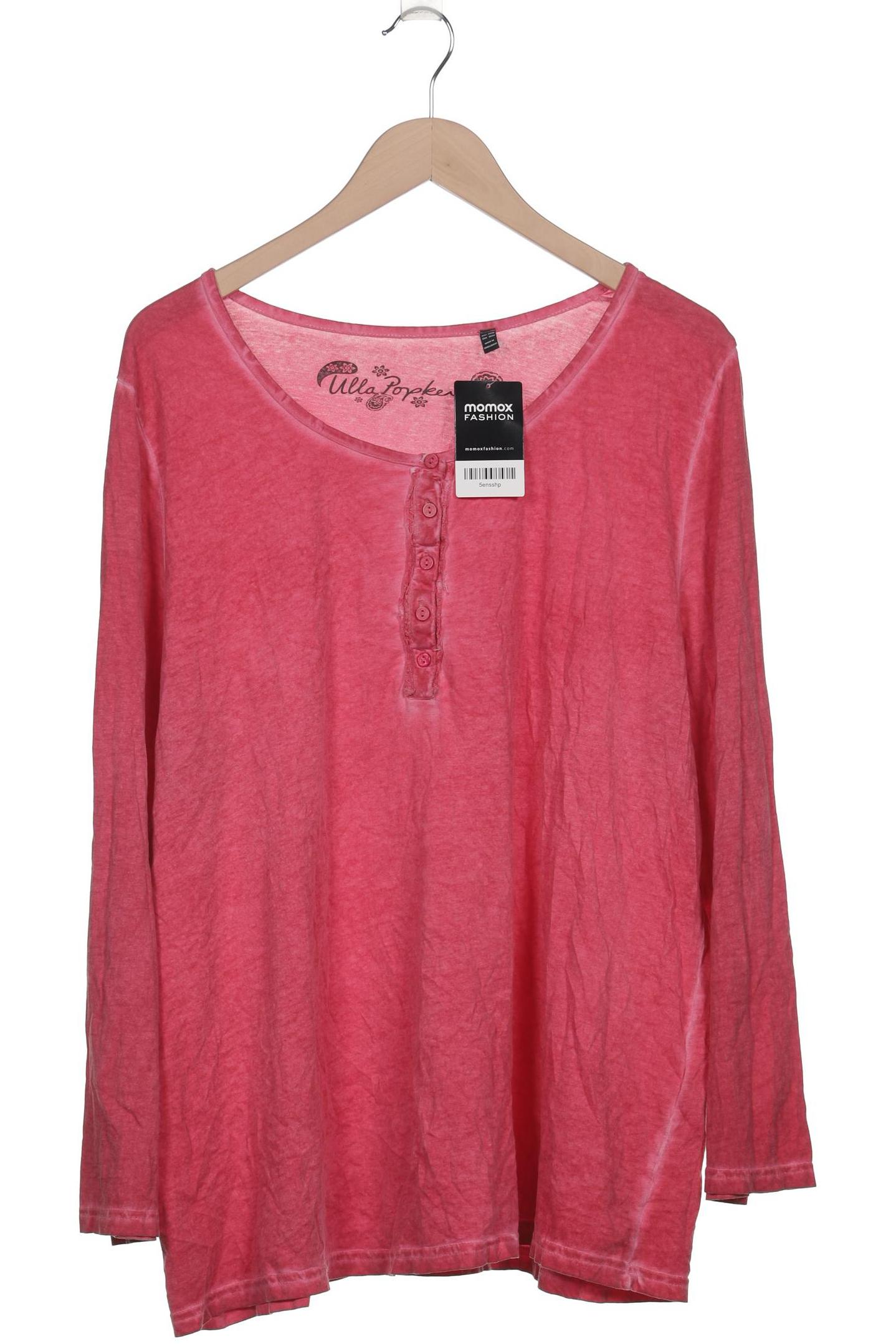 

Ulla Popken Damen Langarmshirt, pink, Gr. 50