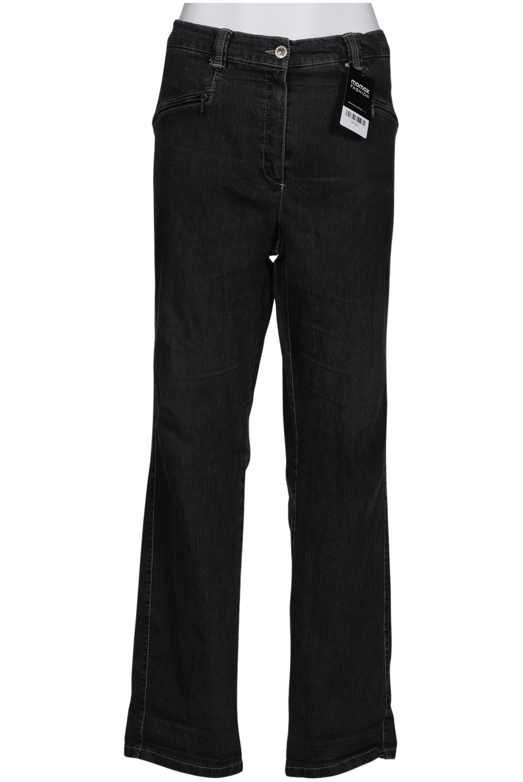 

Ulla Popken Damen Jeans, schwarz, Gr. 22