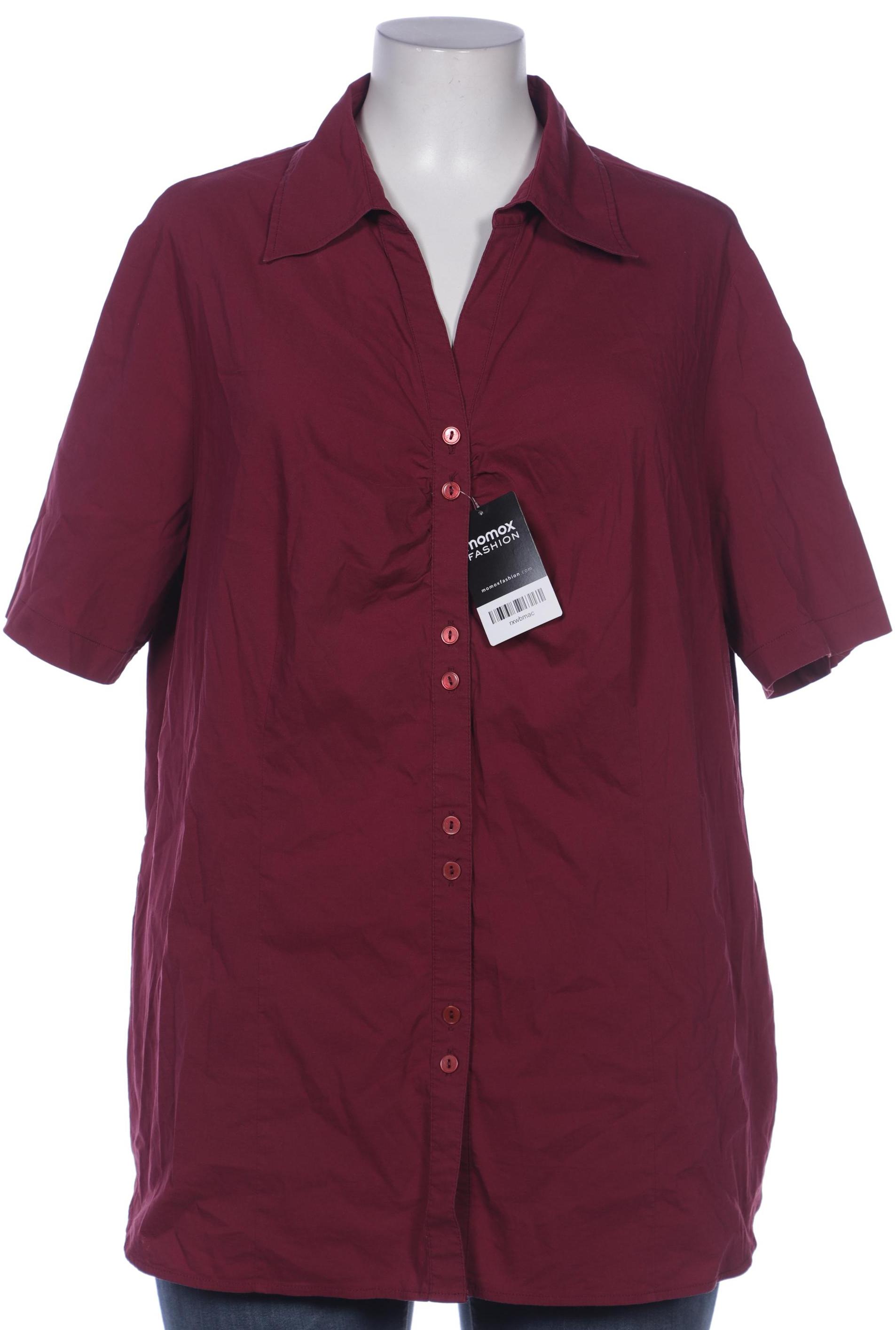 

Ulla Popken Damen Bluse, bordeaux, Gr. 52