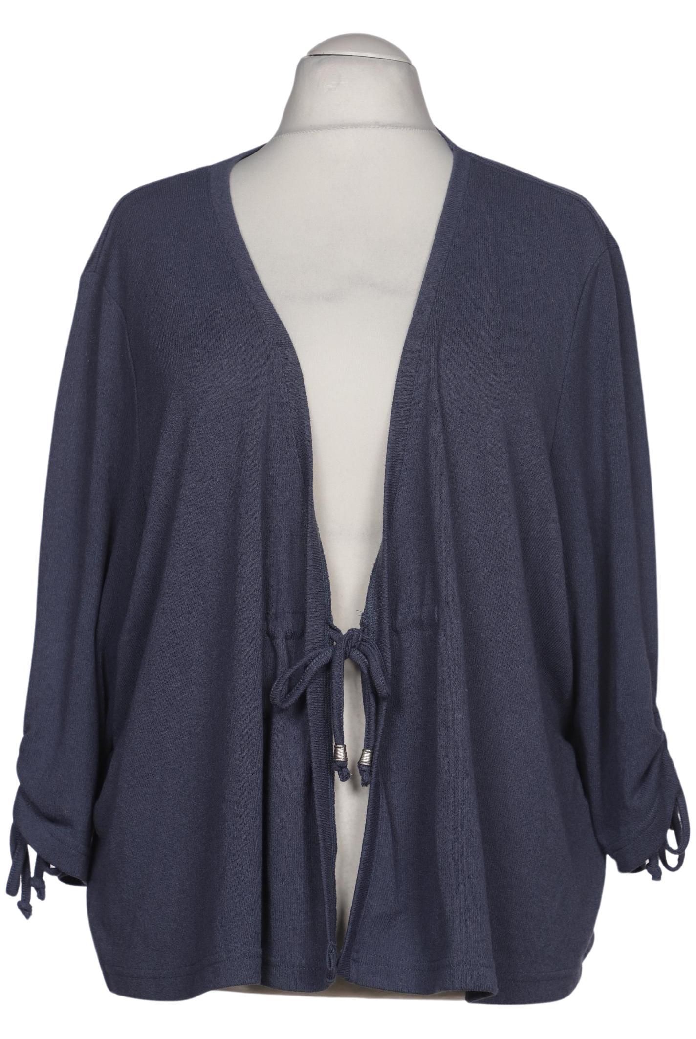 

Ulla Popken Damen Strickjacke, blau, Gr. 58