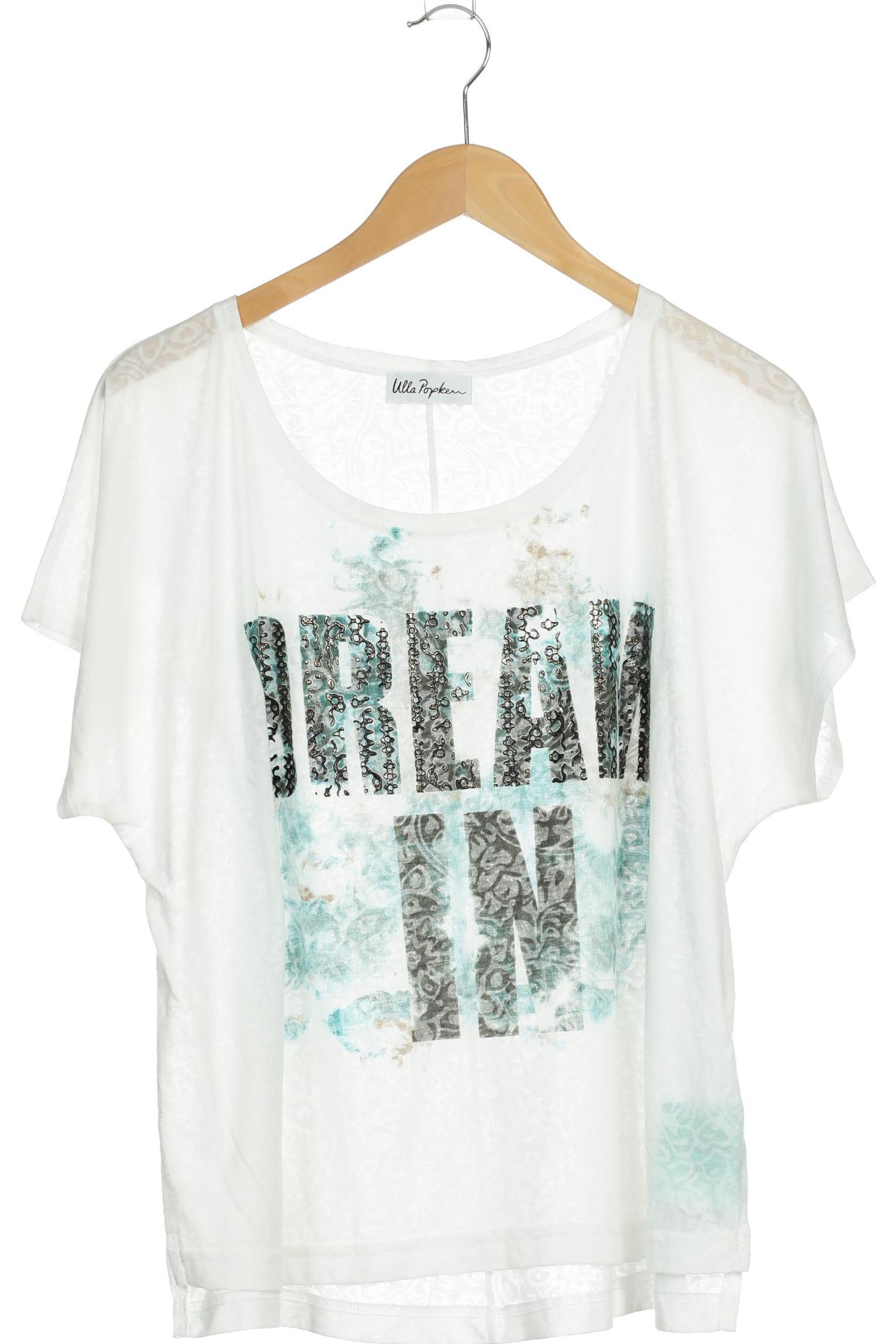 

Ulla Popken Damen T-Shirt, weiß, Gr. 46