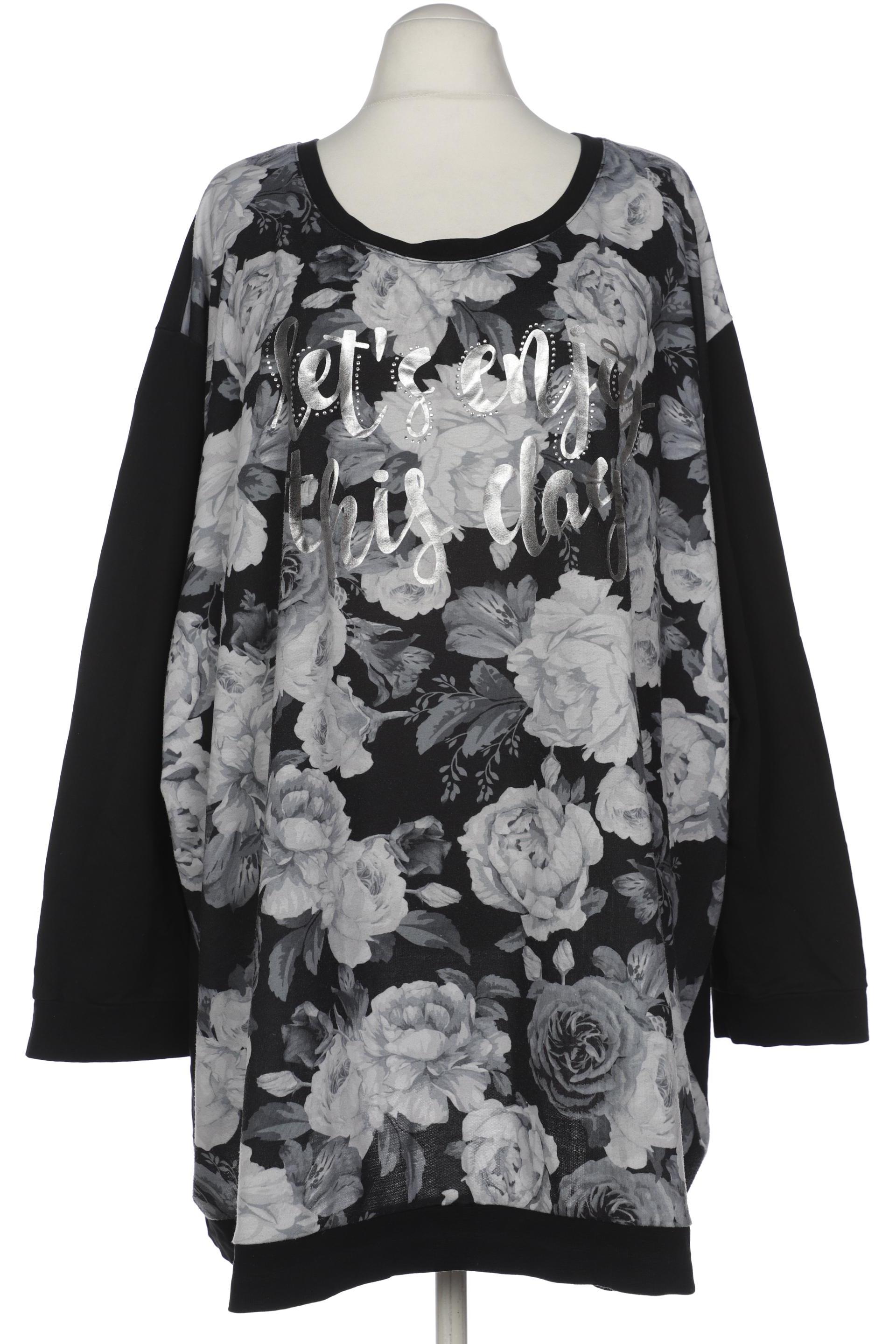 

Ulla Popken Damen Sweatshirt, schwarz, Gr. 62