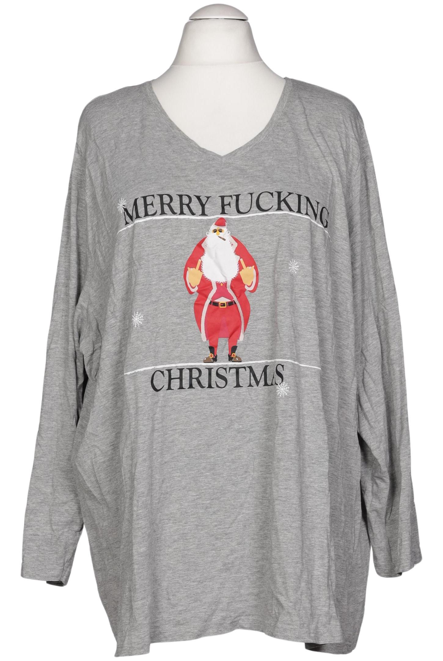 

Ulla Popken Damen Langarmshirt, grau, Gr. 58