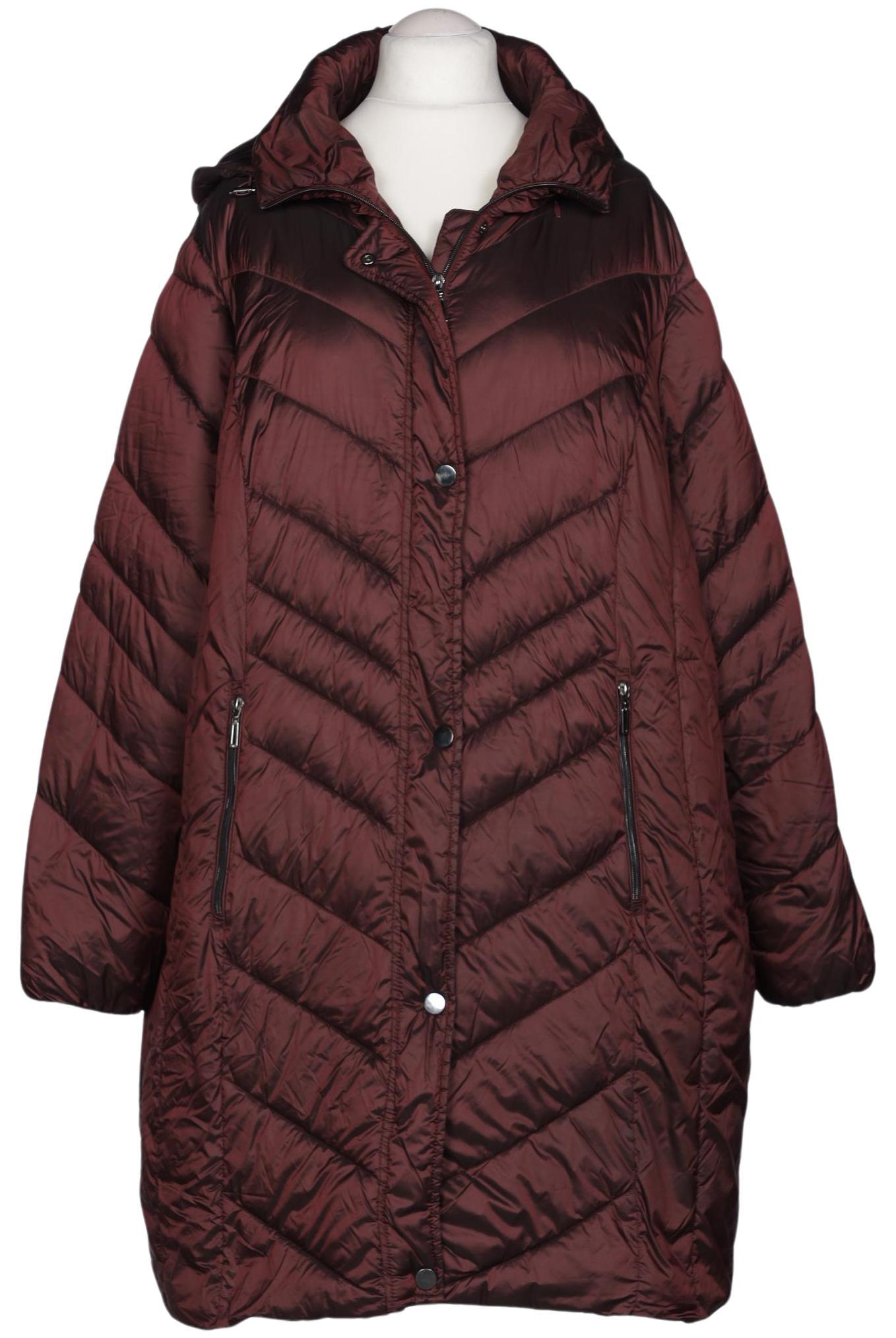 

Ulla Popken Damen Mantel, bordeaux, Gr. 54