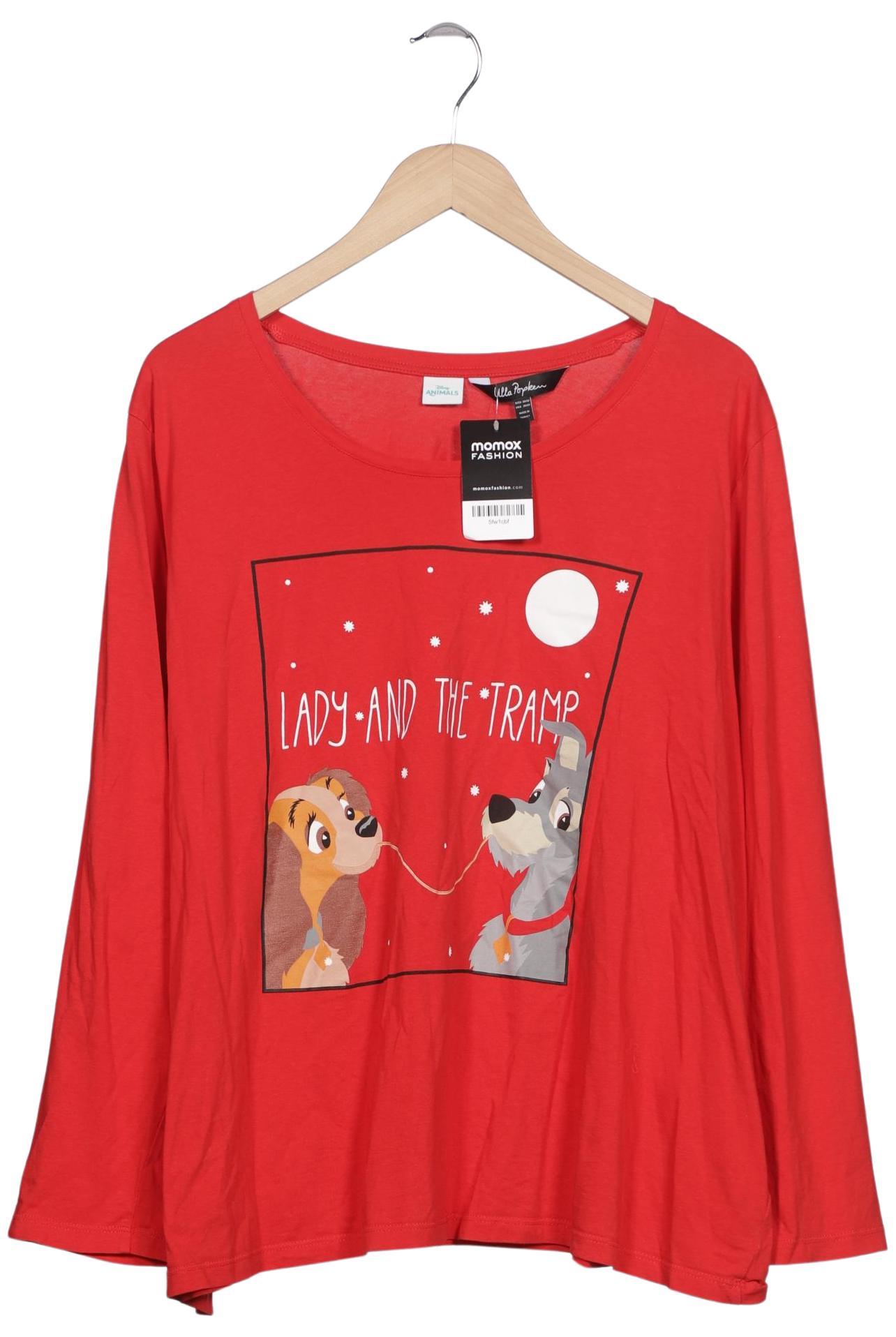 

Ulla Popken Damen Langarmshirt, rot, Gr. 50