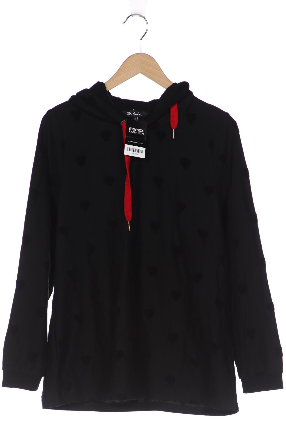 

Ulla Popken Damen Kapuzenpullover, schwarz