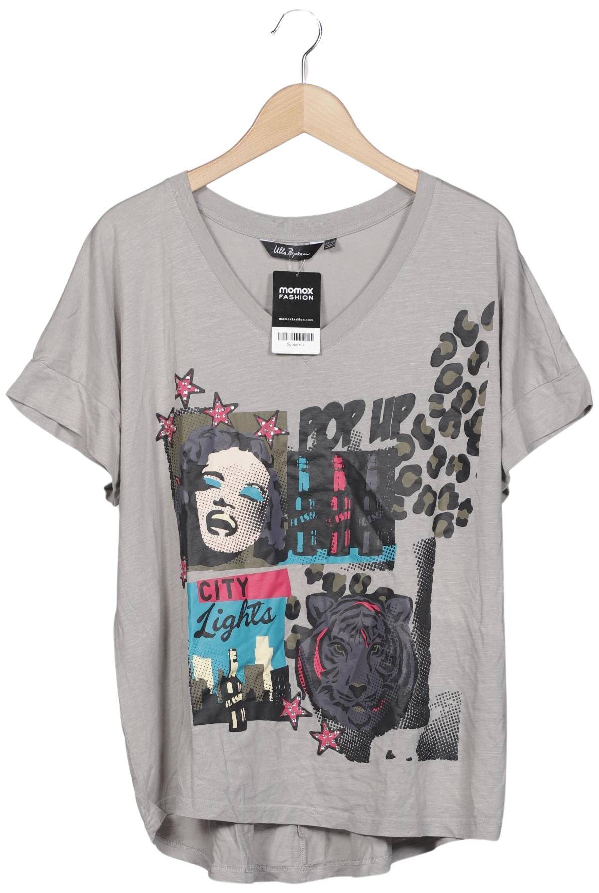

Ulla Popken Damen T-Shirt, grau, Gr. 46