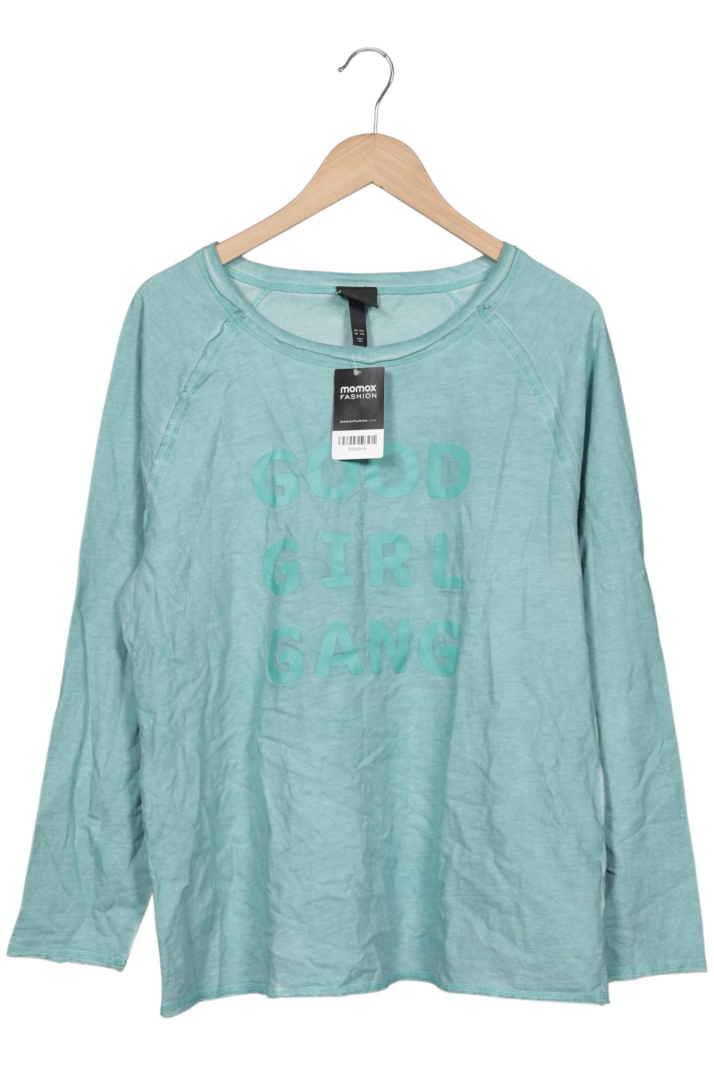 

Ulla Popken Damen Langarmshirt, türkis, Gr. 42