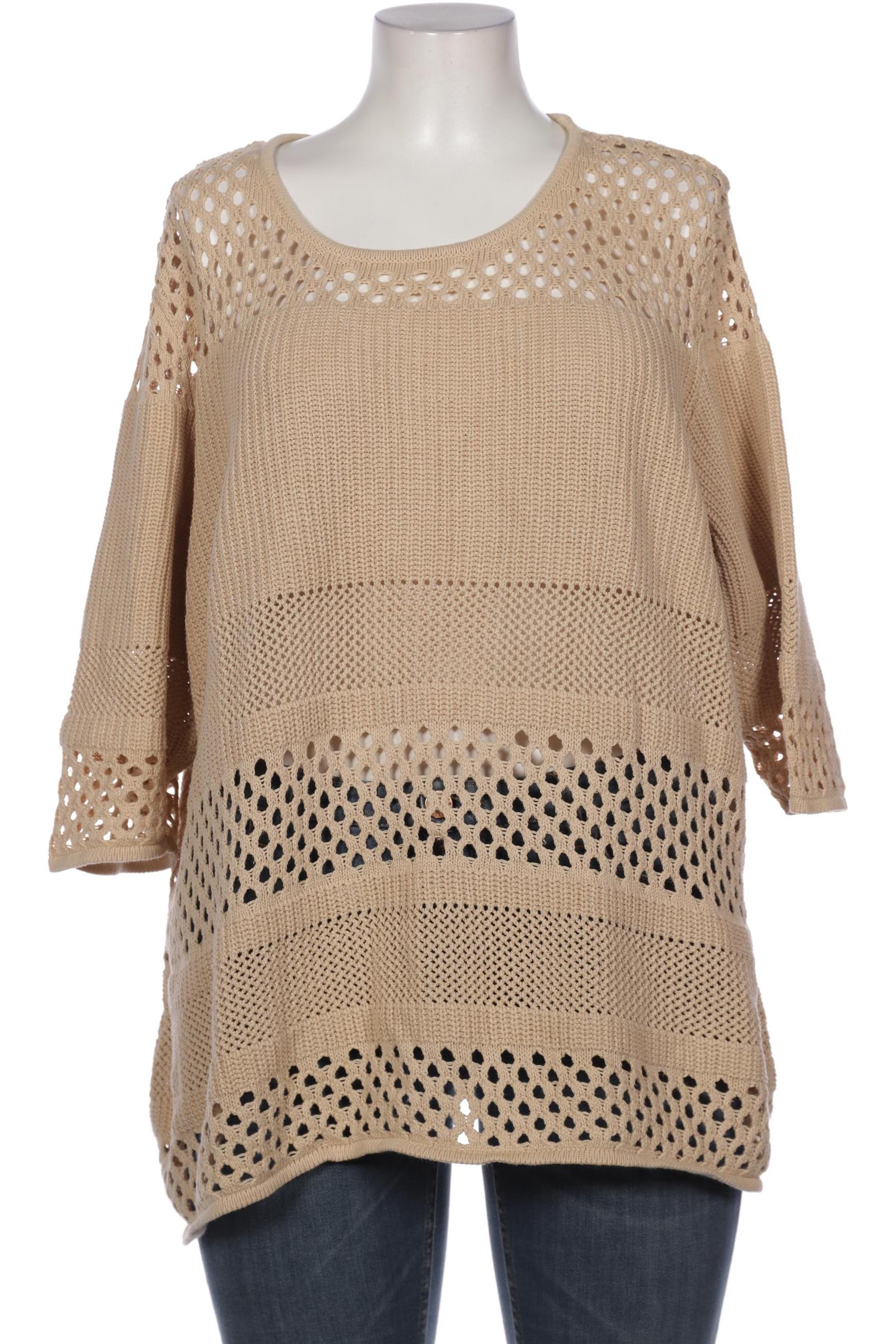 

Ulla Popken Damen Pullover, beige, Gr. 50