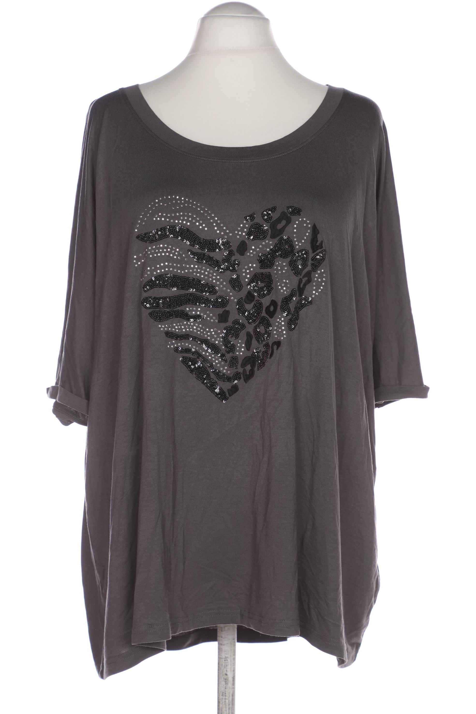 

Ulla Popken Damen T-Shirt, grau, Gr. 54
