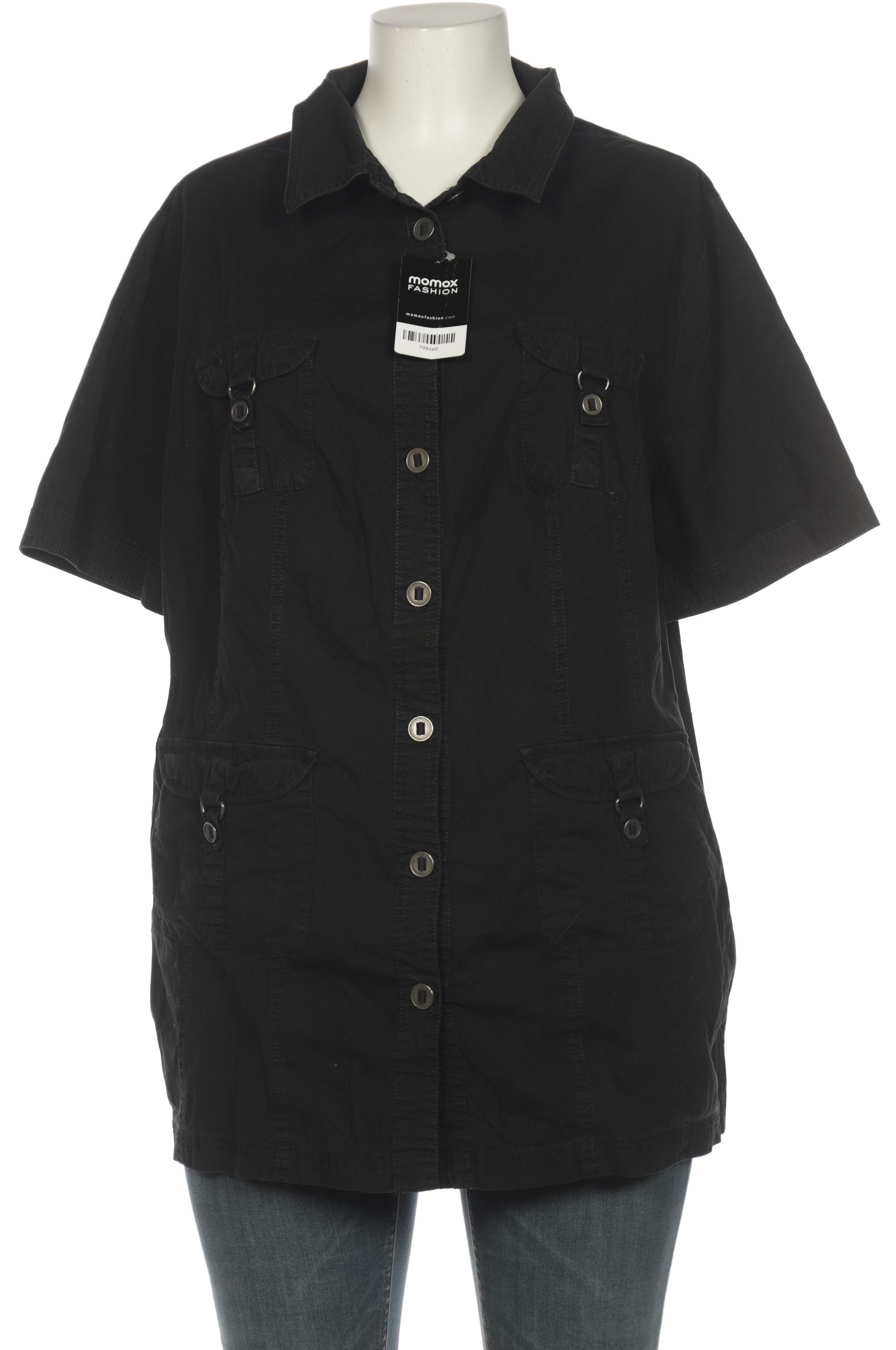 

Ulla Popken Damen Bluse, schwarz, Gr. 46
