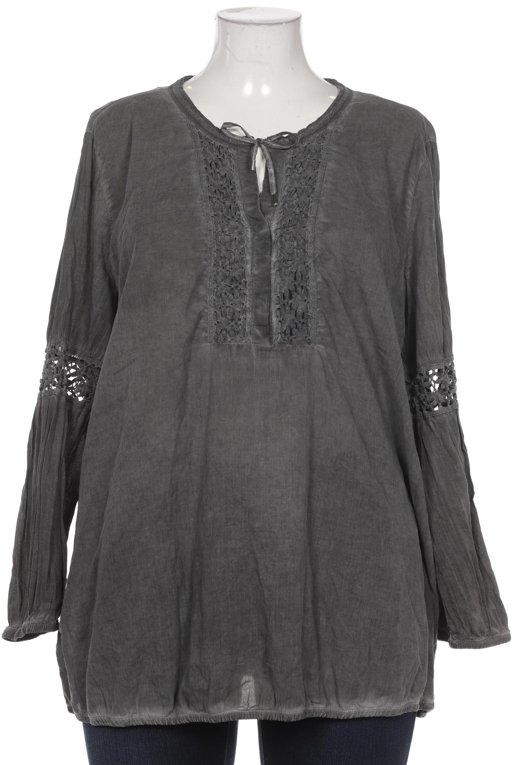 

Ulla Popken Damen Bluse, grau, Gr. 50