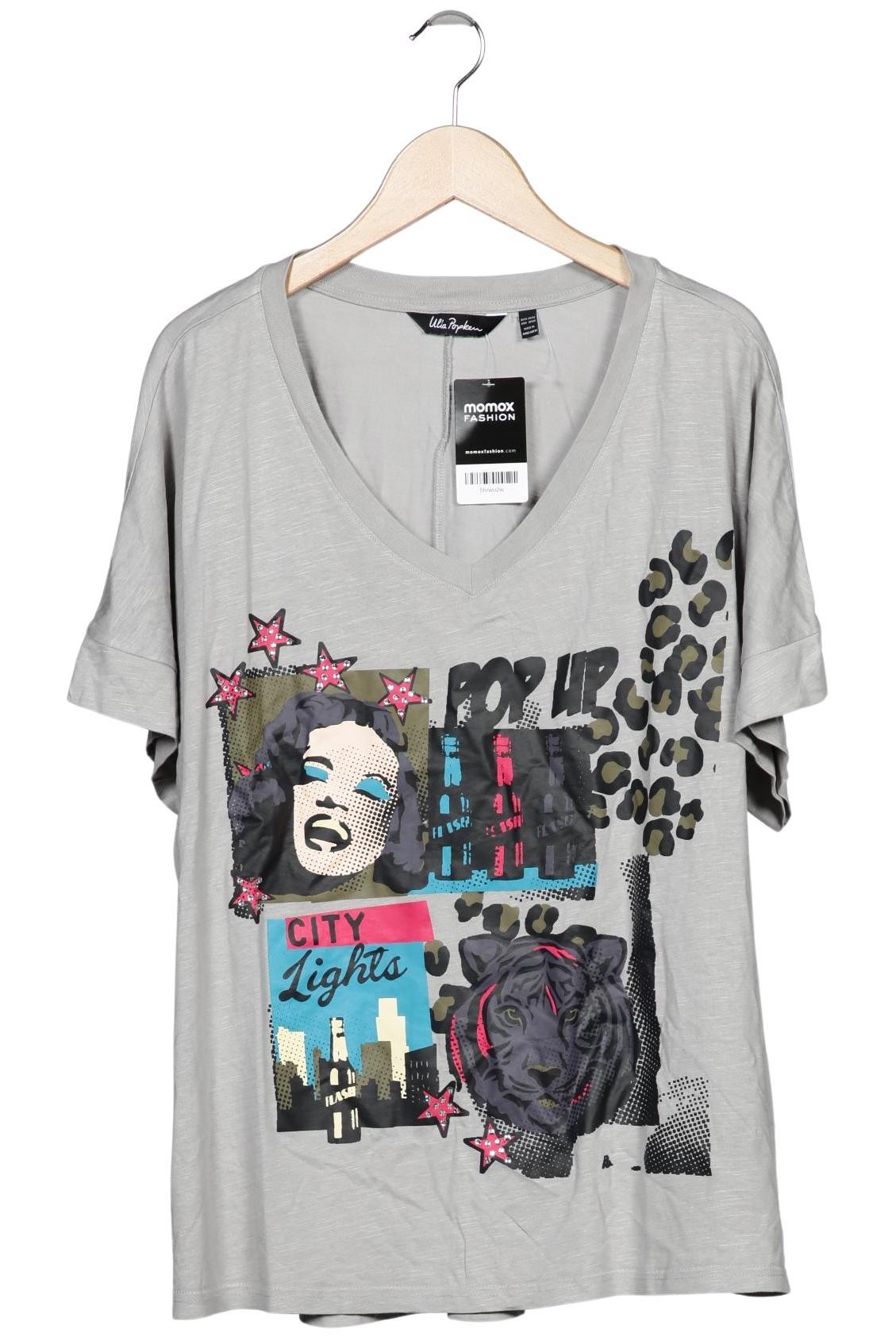 

Ulla Popken Damen T-Shirt, grau, Gr. 50