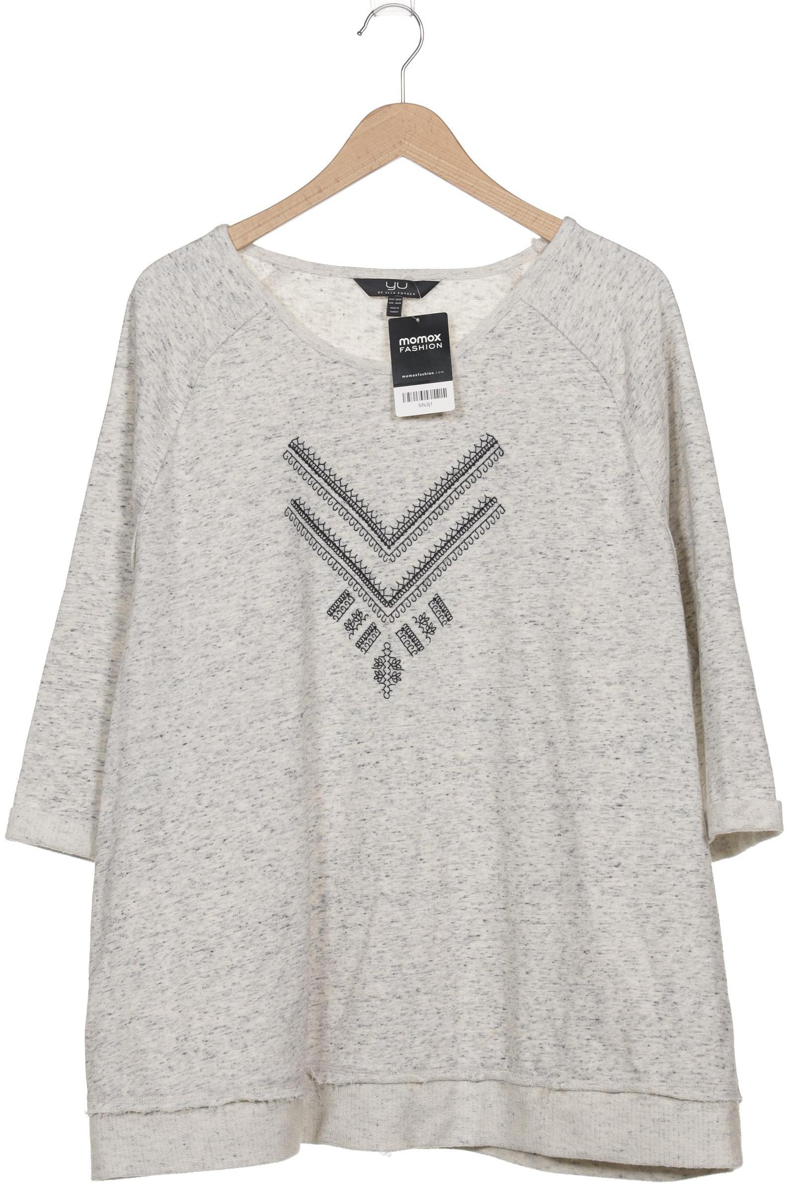 

Ulla Popken Damen Sweatshirt, cremeweiß, Gr. 50