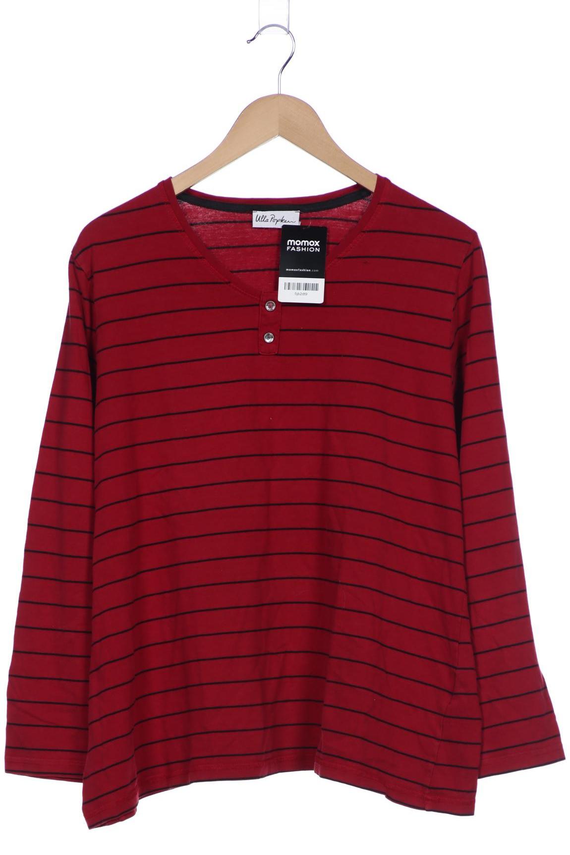 

Ulla Popken Damen Langarmshirt, bordeaux, Gr. 46