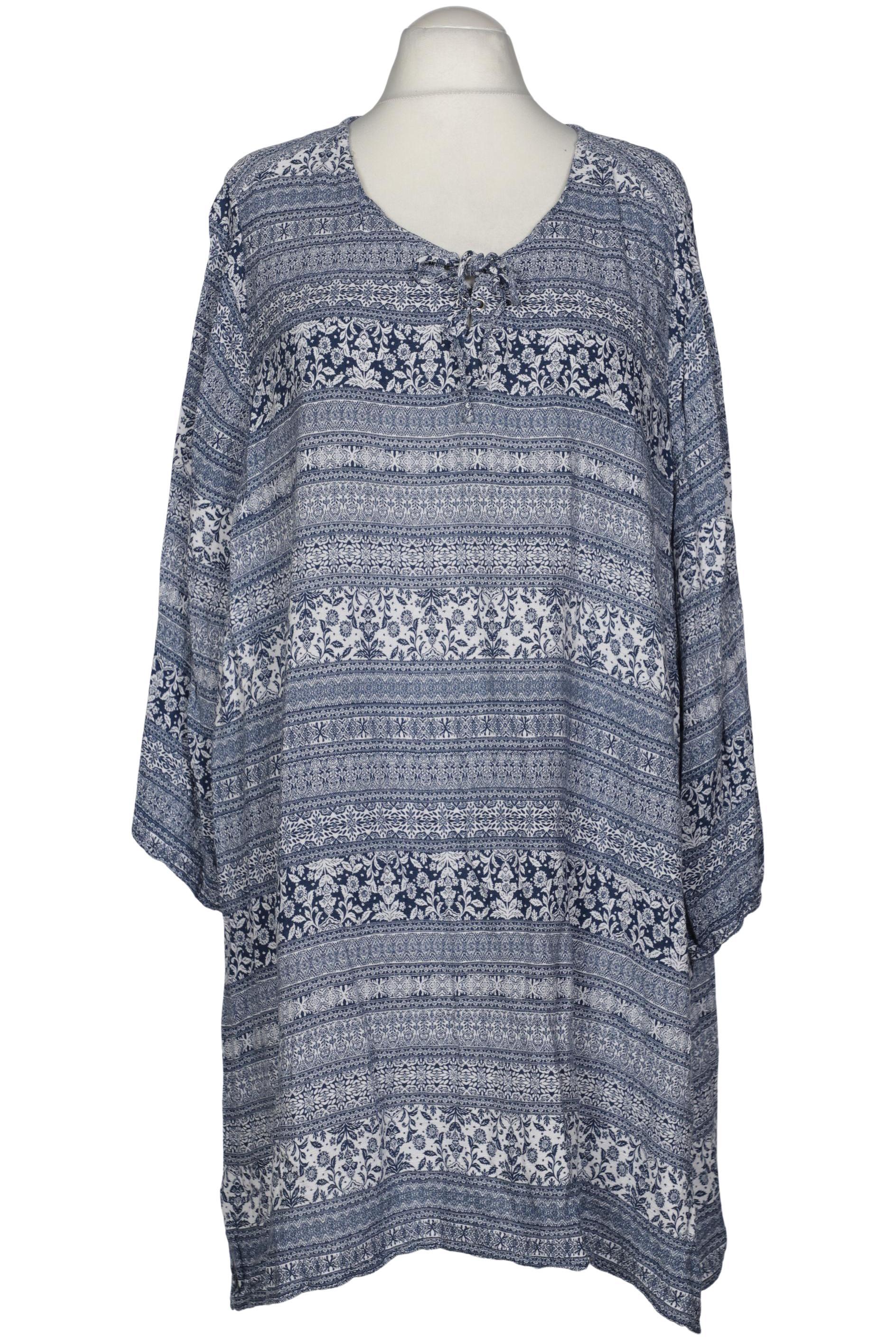 

Ulla Popken Damen Bluse, blau, Gr. 62