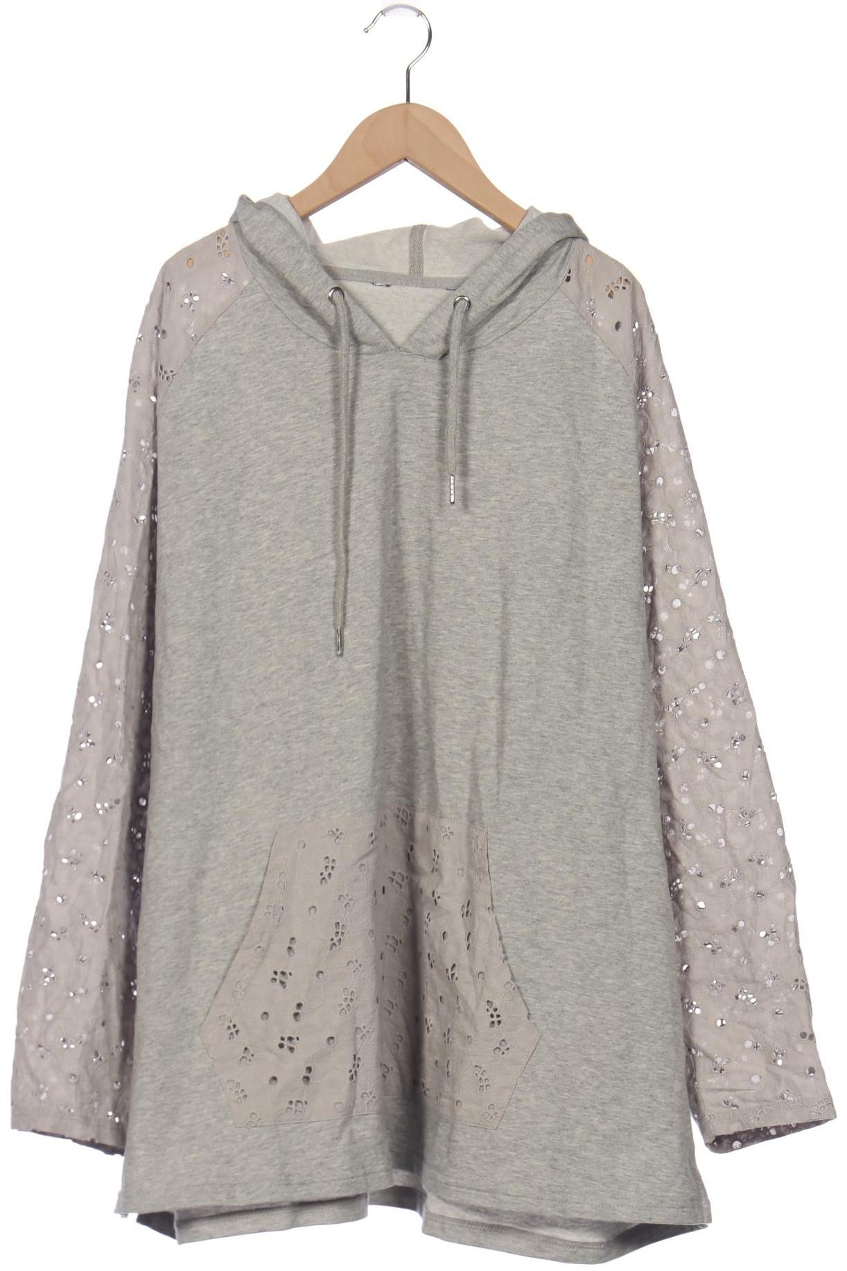 

Ulla Popken Damen Kapuzenpullover, grau