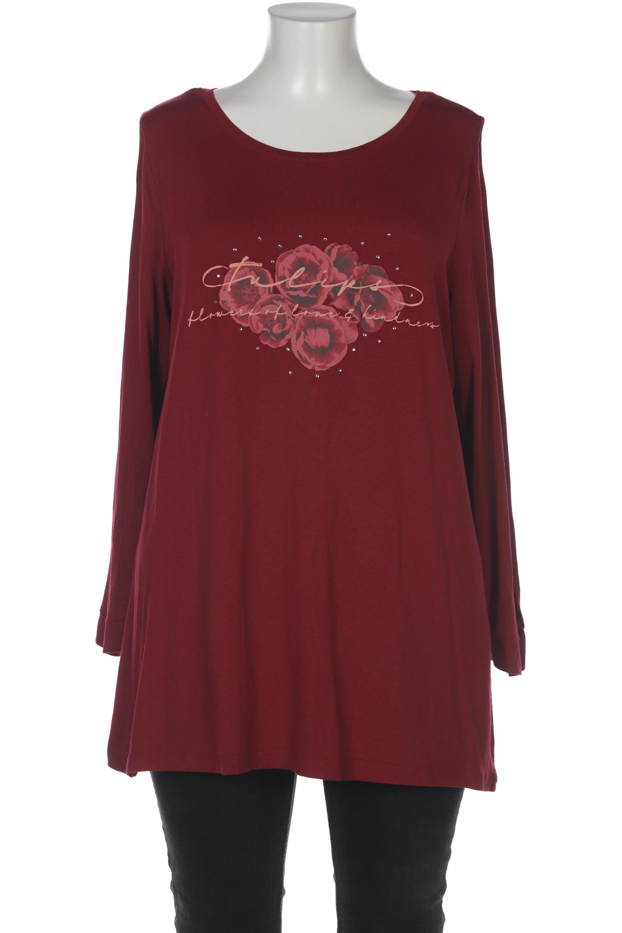 

Ulla Popken Damen Langarmshirt, pink, Gr. 42