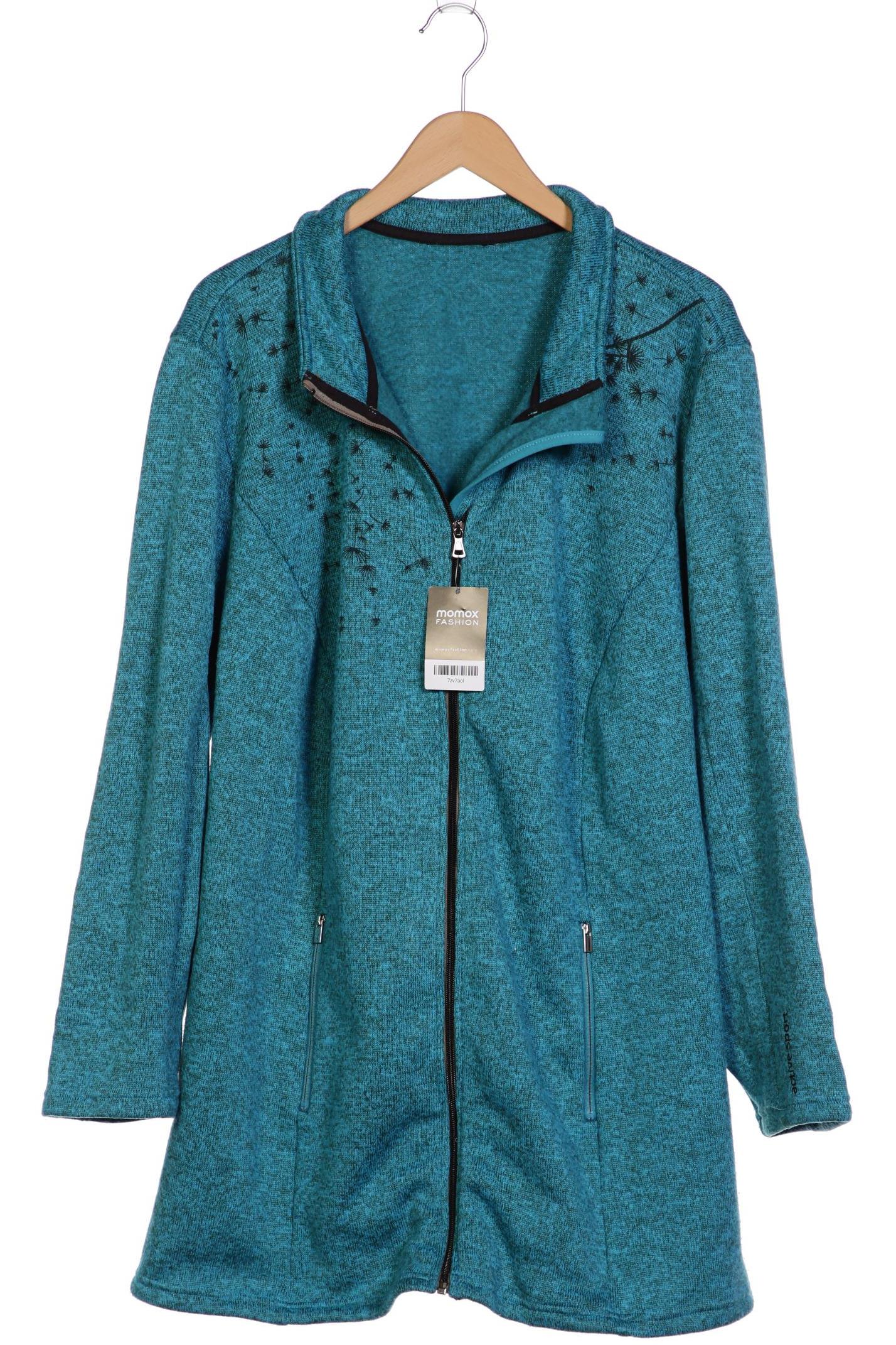 Thumbnail - Ulla Popken Damen Sweatshirt, türkis, Gr. 48