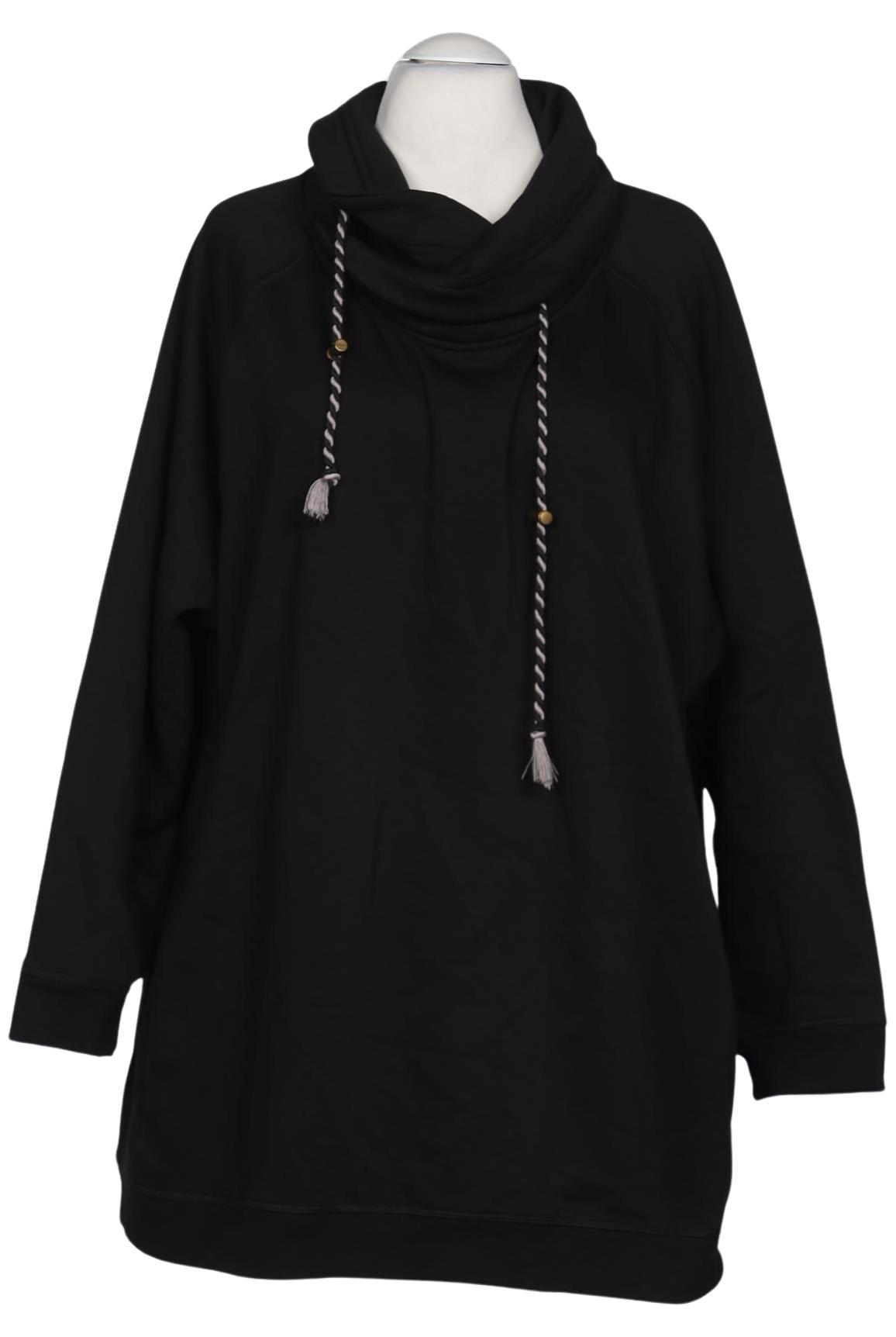 

Ulla Popken Damen Sweatshirt, schwarz, Gr. 54