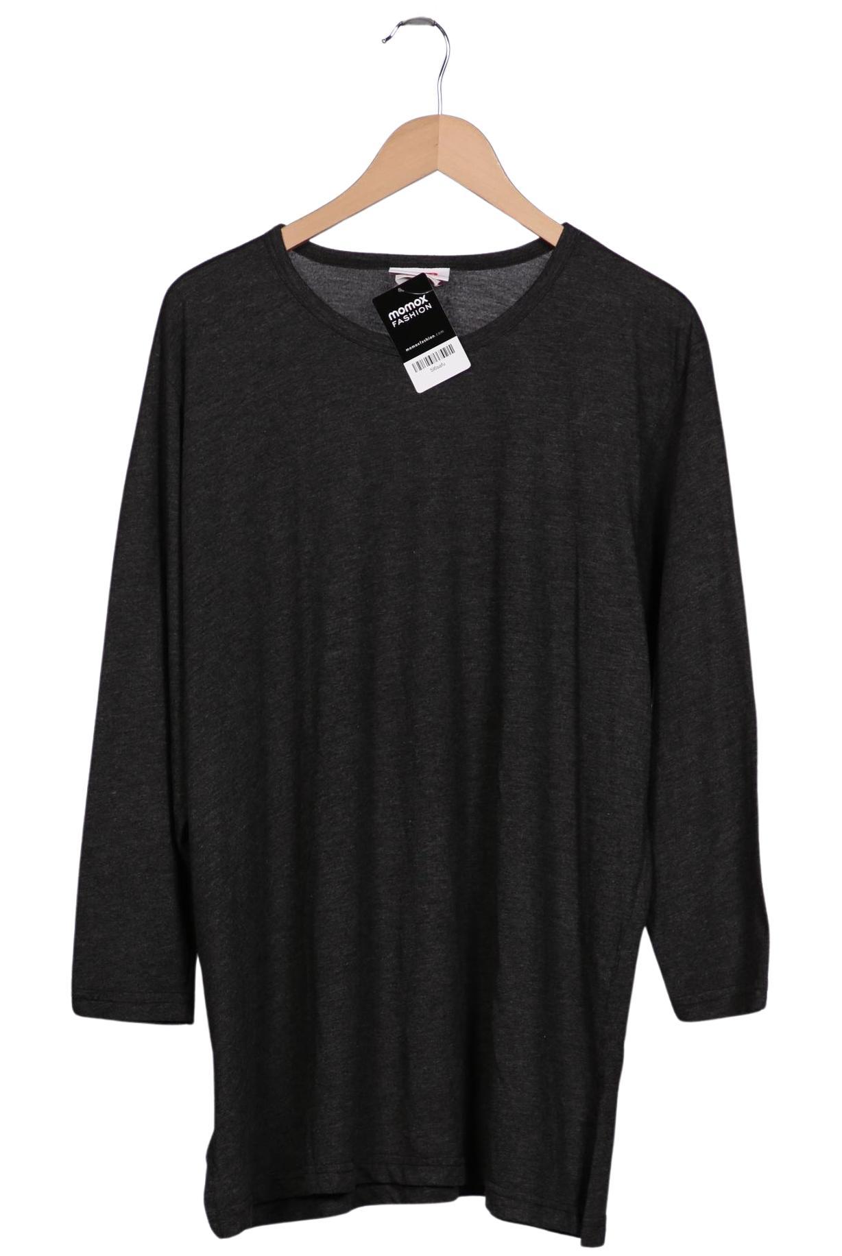 

Ulla Popken Damen Langarmshirt, grau, Gr. 46