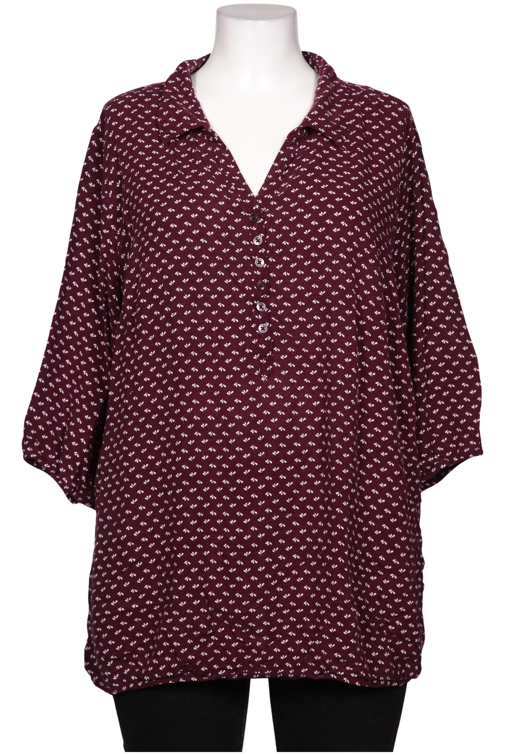 

Ulla Popken Damen Bluse, bordeaux, Gr. 50