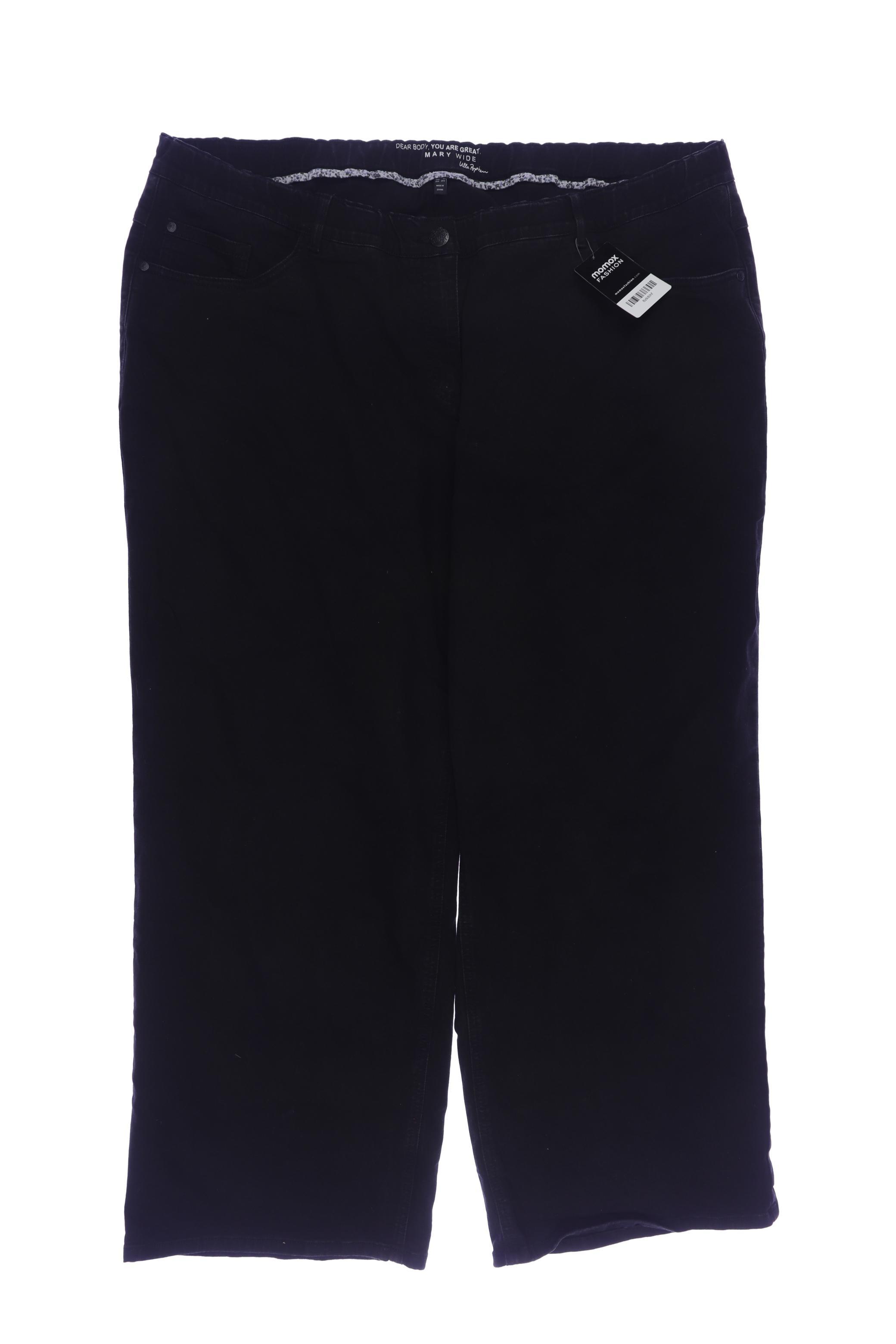 

Ulla Popken Damen Jeans, schwarz, Gr. 27