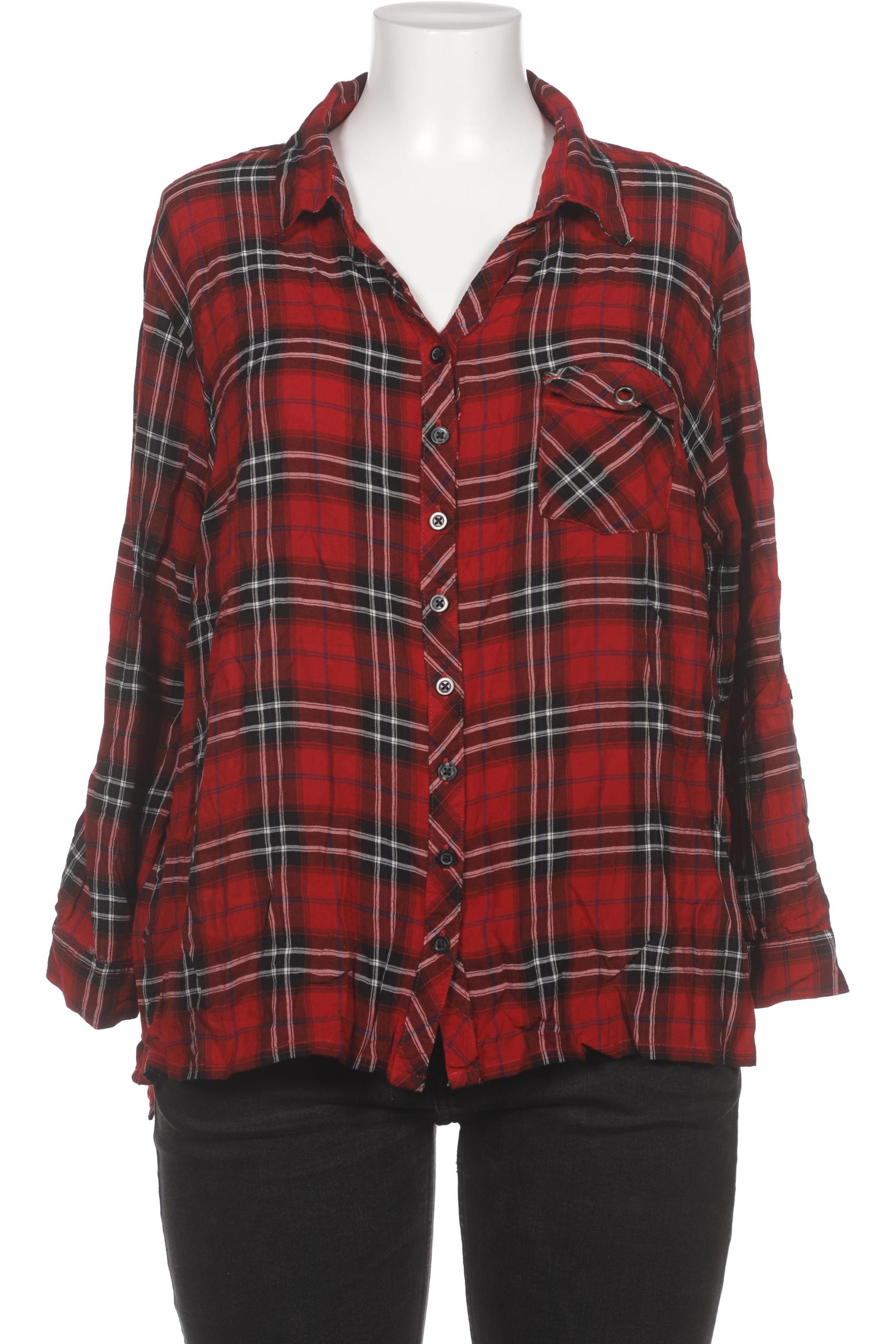 

Ulla Popken Damen Bluse, bordeaux, Gr. 50