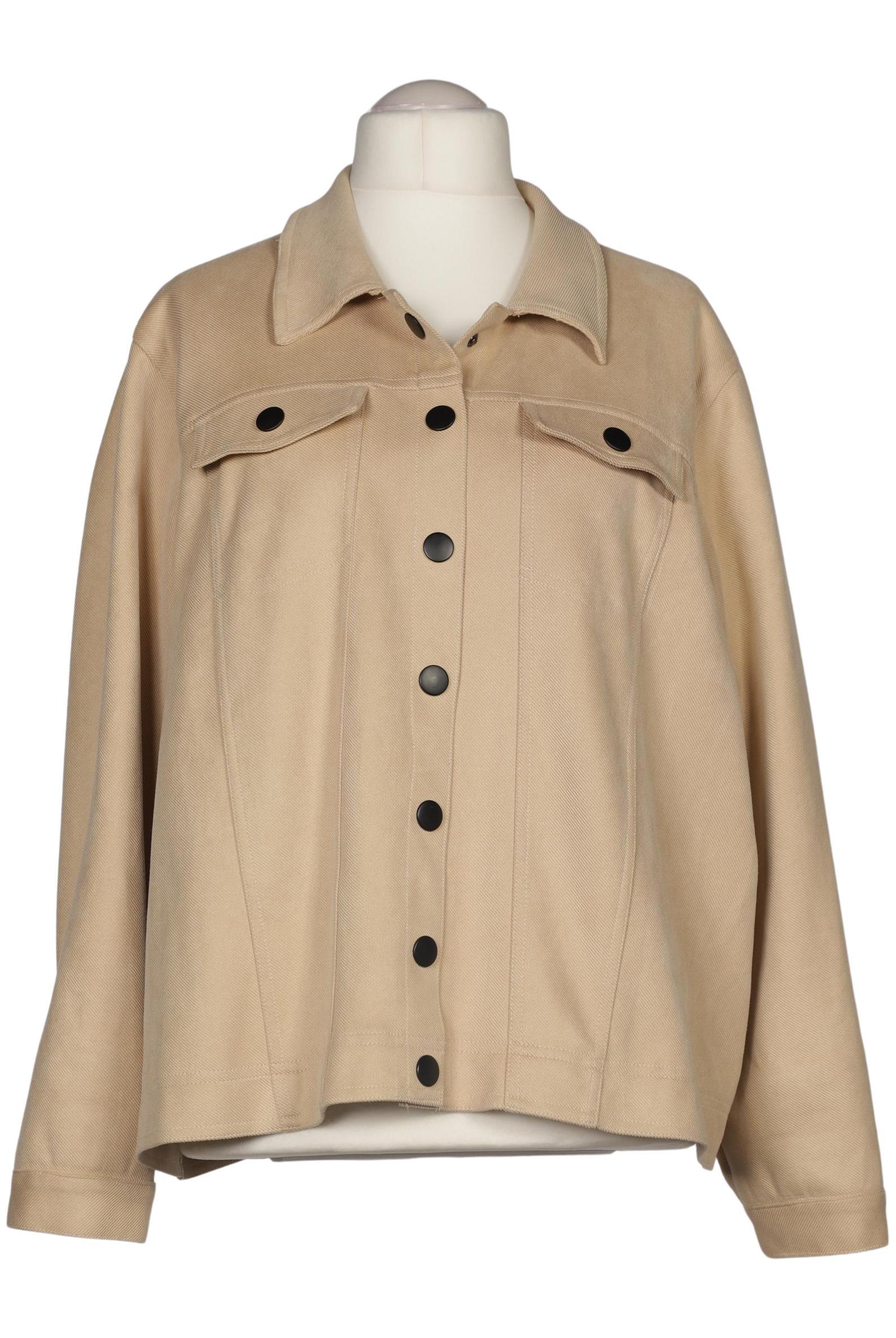 

Ulla Popken Damen Jacke, beige, Gr. 54