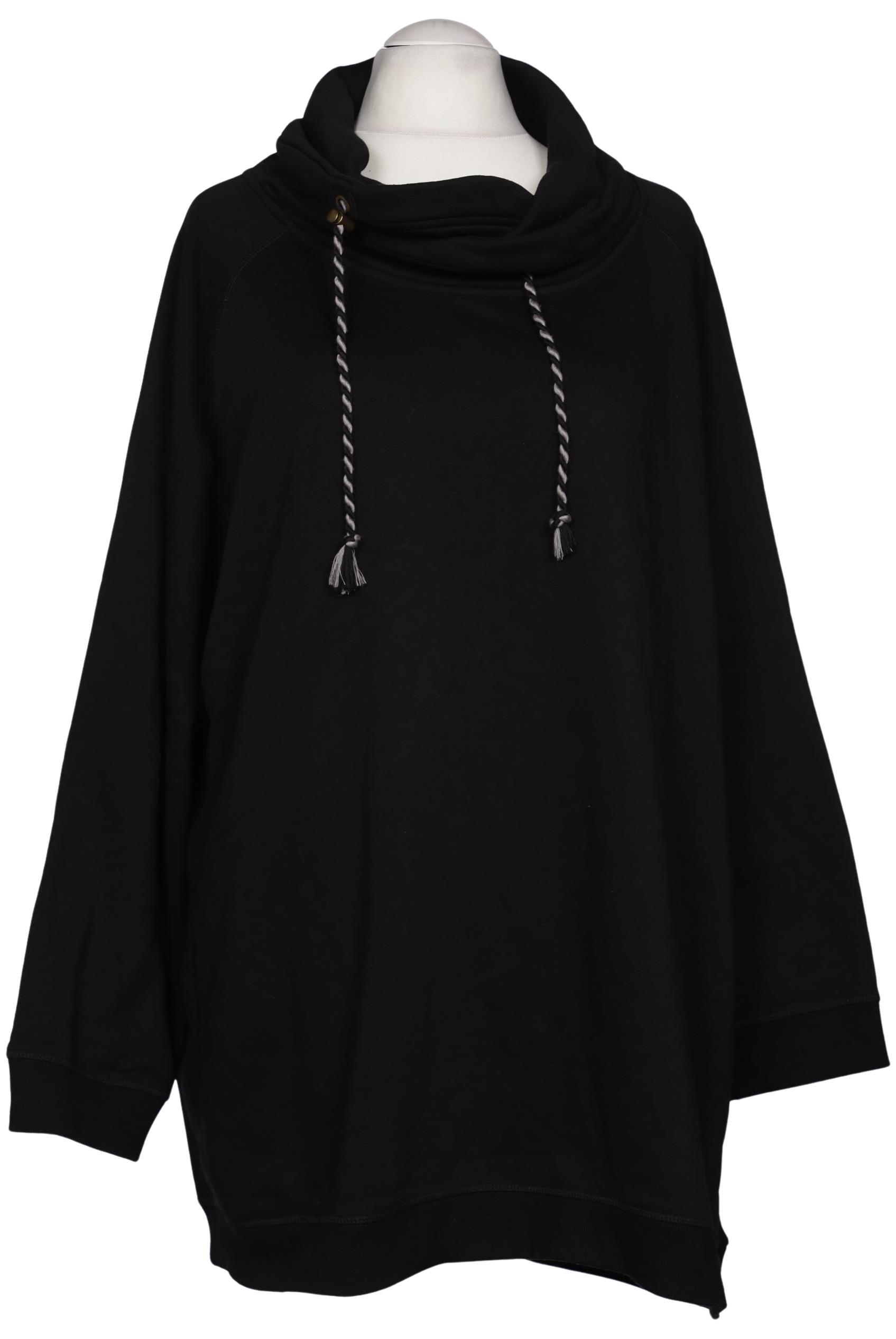 

Ulla Popken Damen Sweatshirt, schwarz, Gr. 58