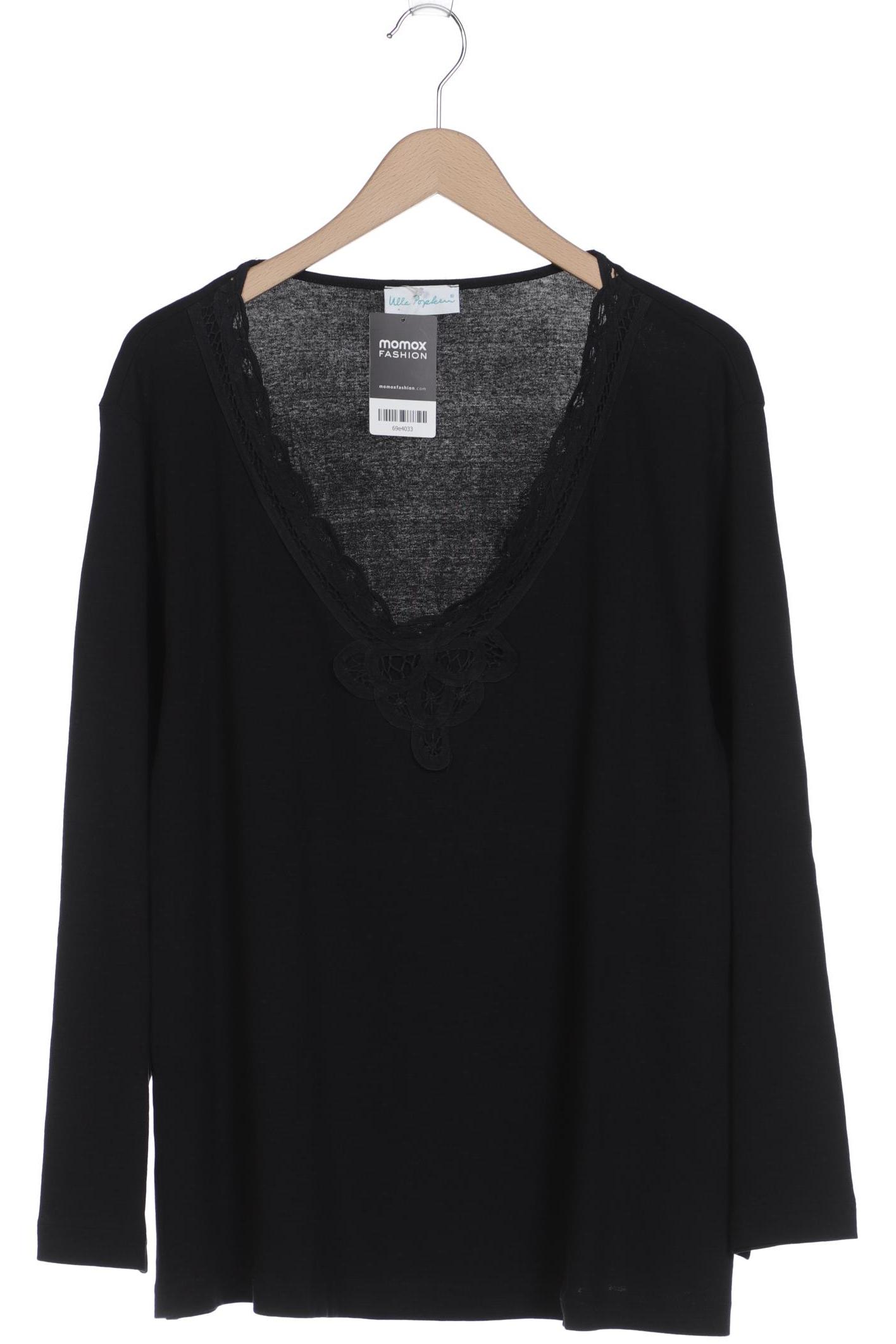 

Ulla Popken Damen Langarmshirt, schwarz, Gr. 48