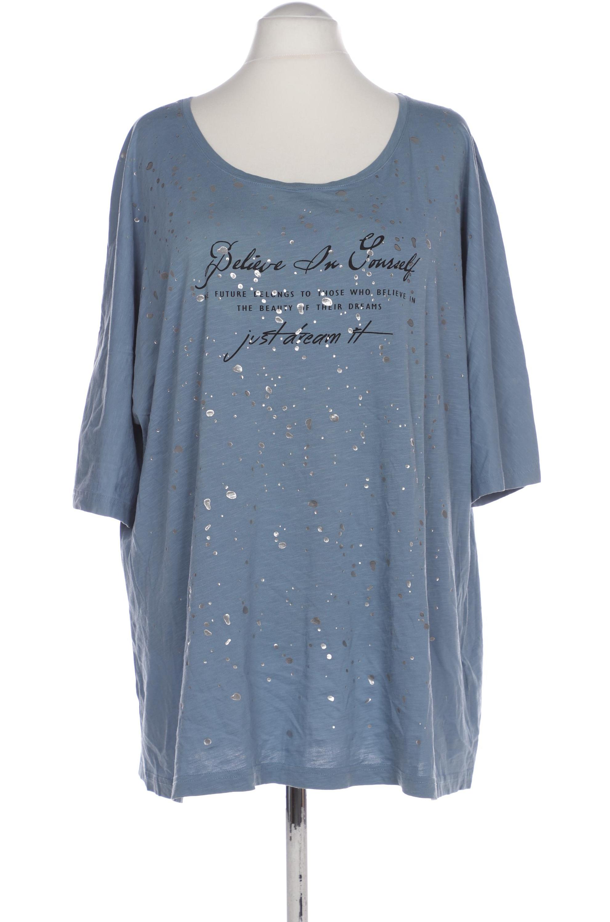 

Ulla Popken Damen T-Shirt, blau, Gr. 54