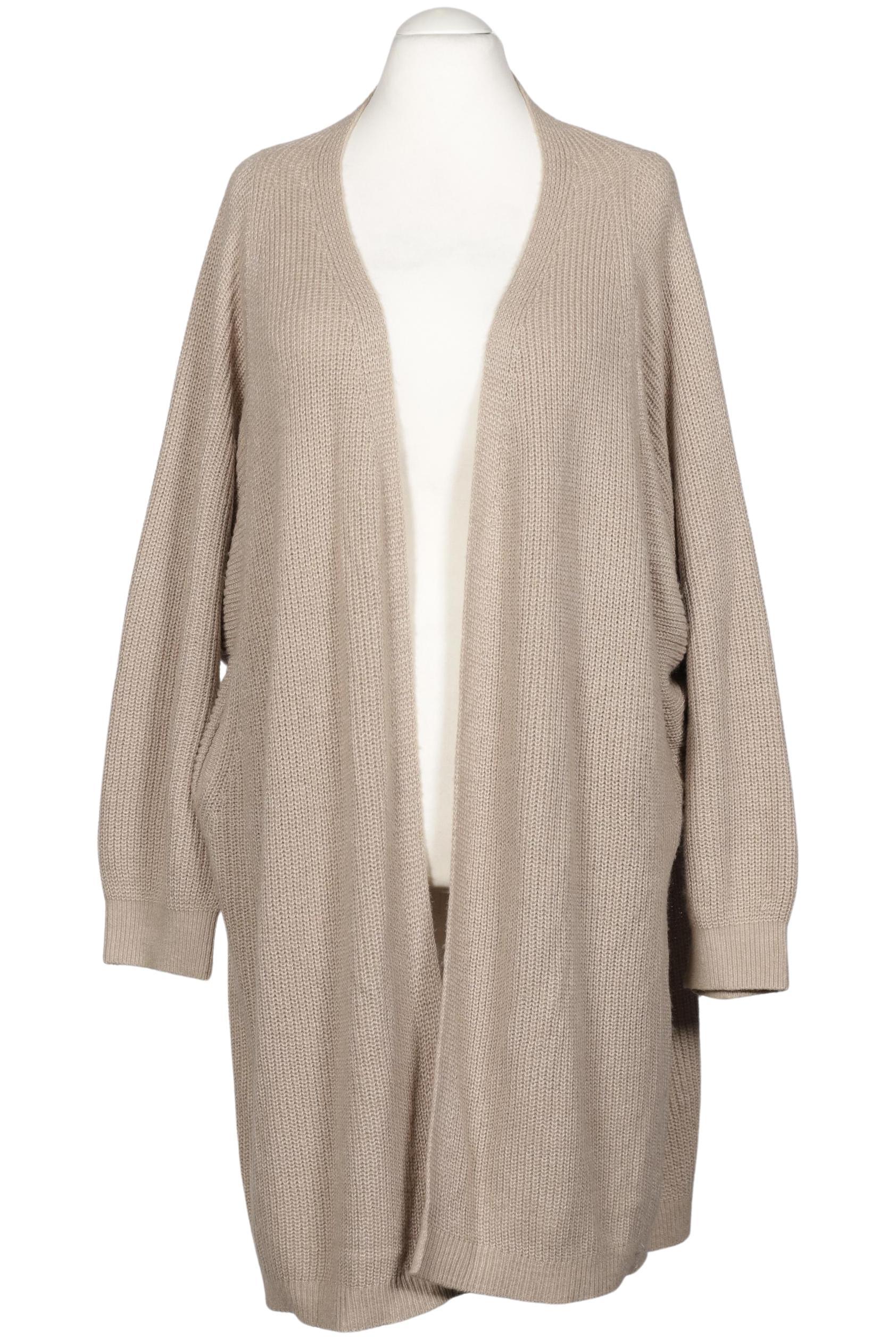 

Ulla Popken Damen Strickjacke, beige, Gr. 50