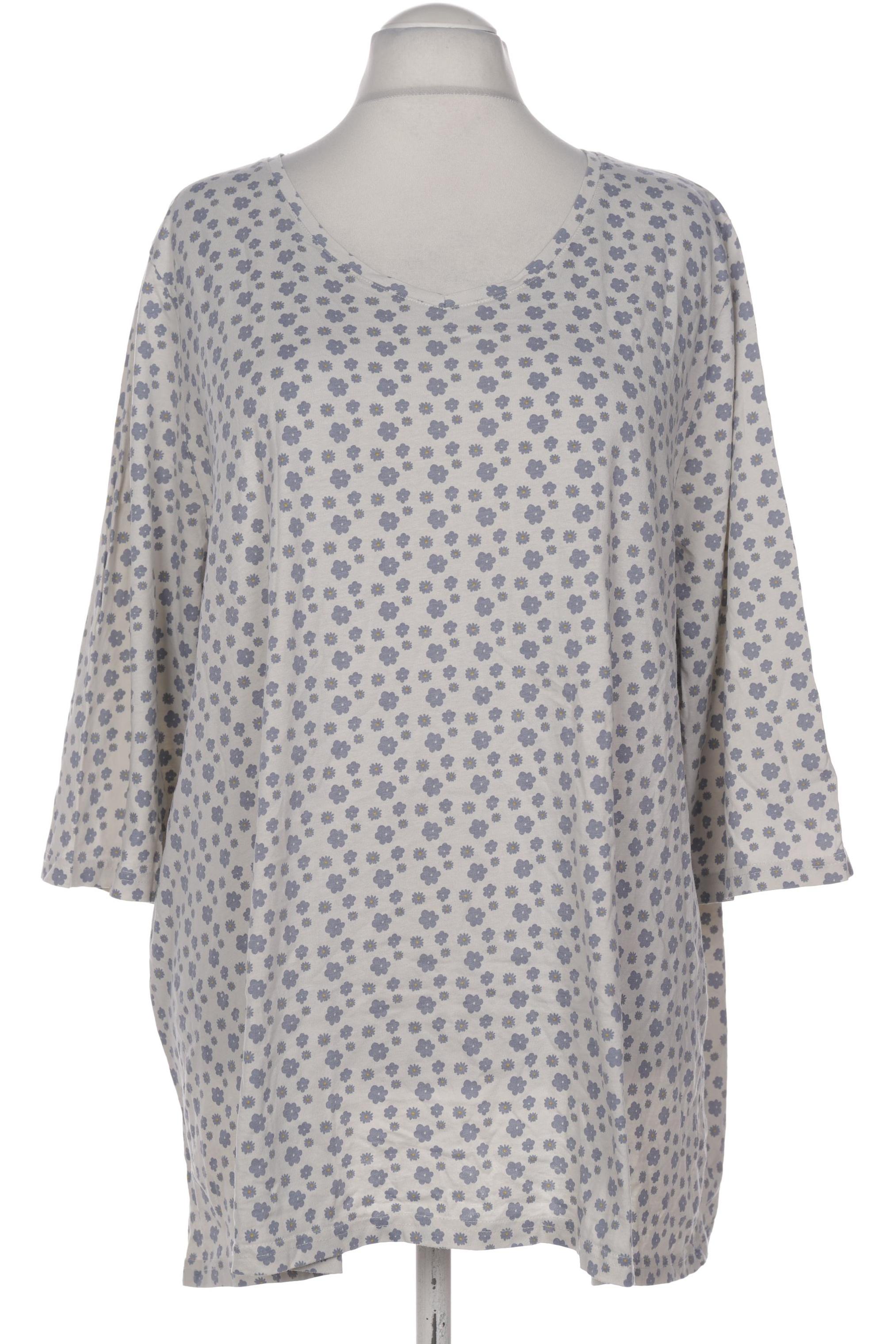 

Ulla Popken Damen Langarmshirt, blau, Gr. 58