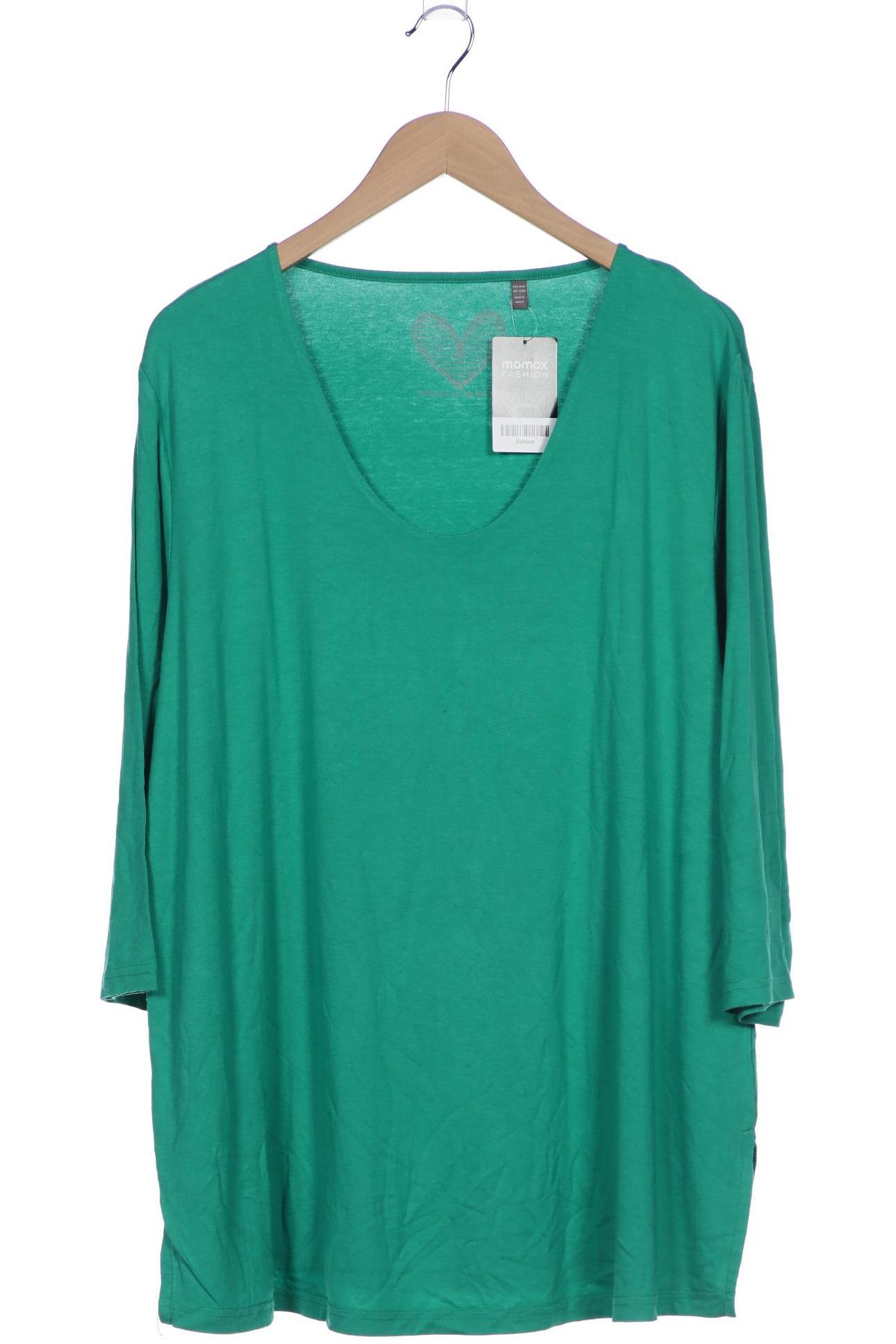 

Ulla Popken Damen Langarmshirt, grün, Gr. 50