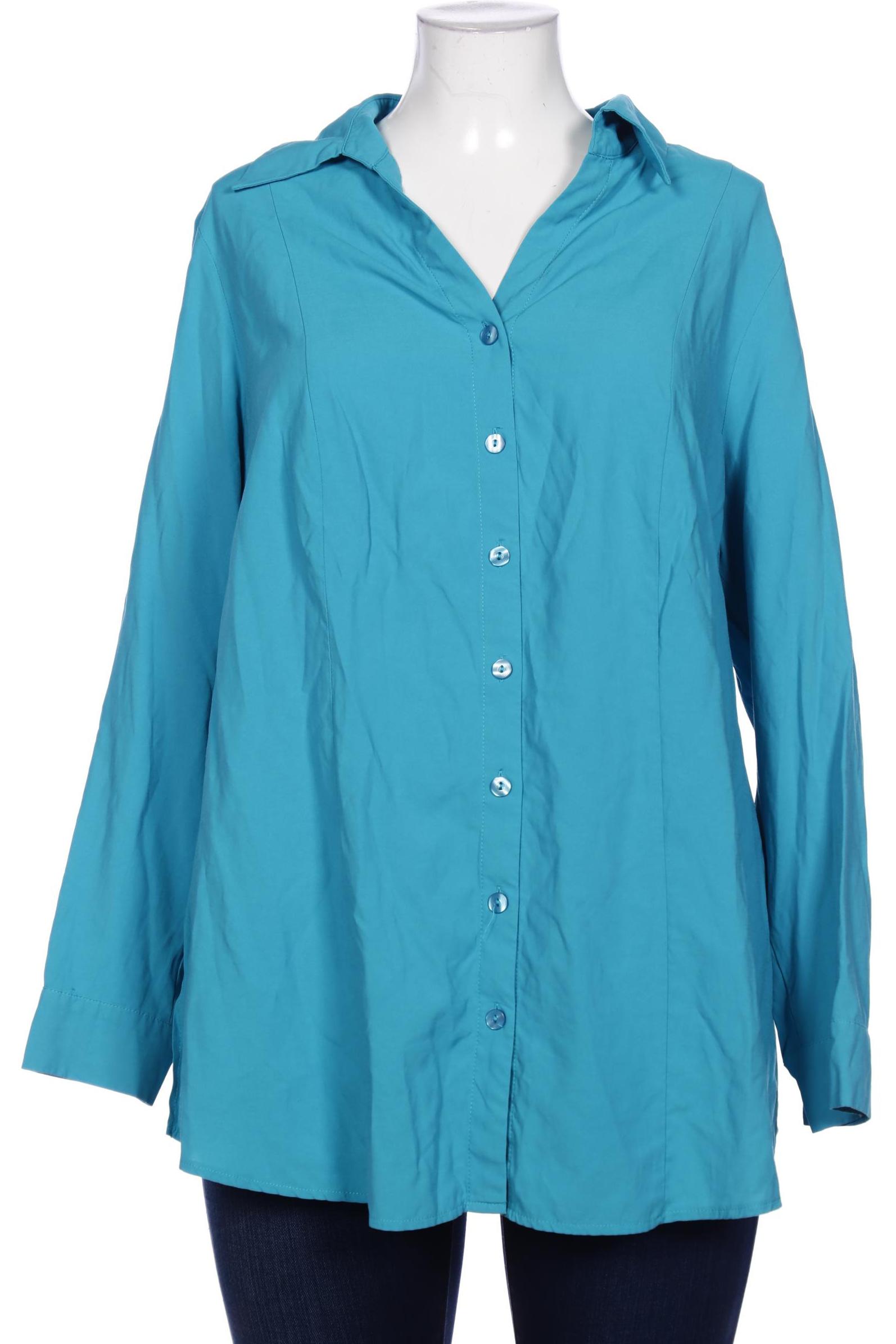 

Ulla Popken Damen Bluse, blau, Gr. 50