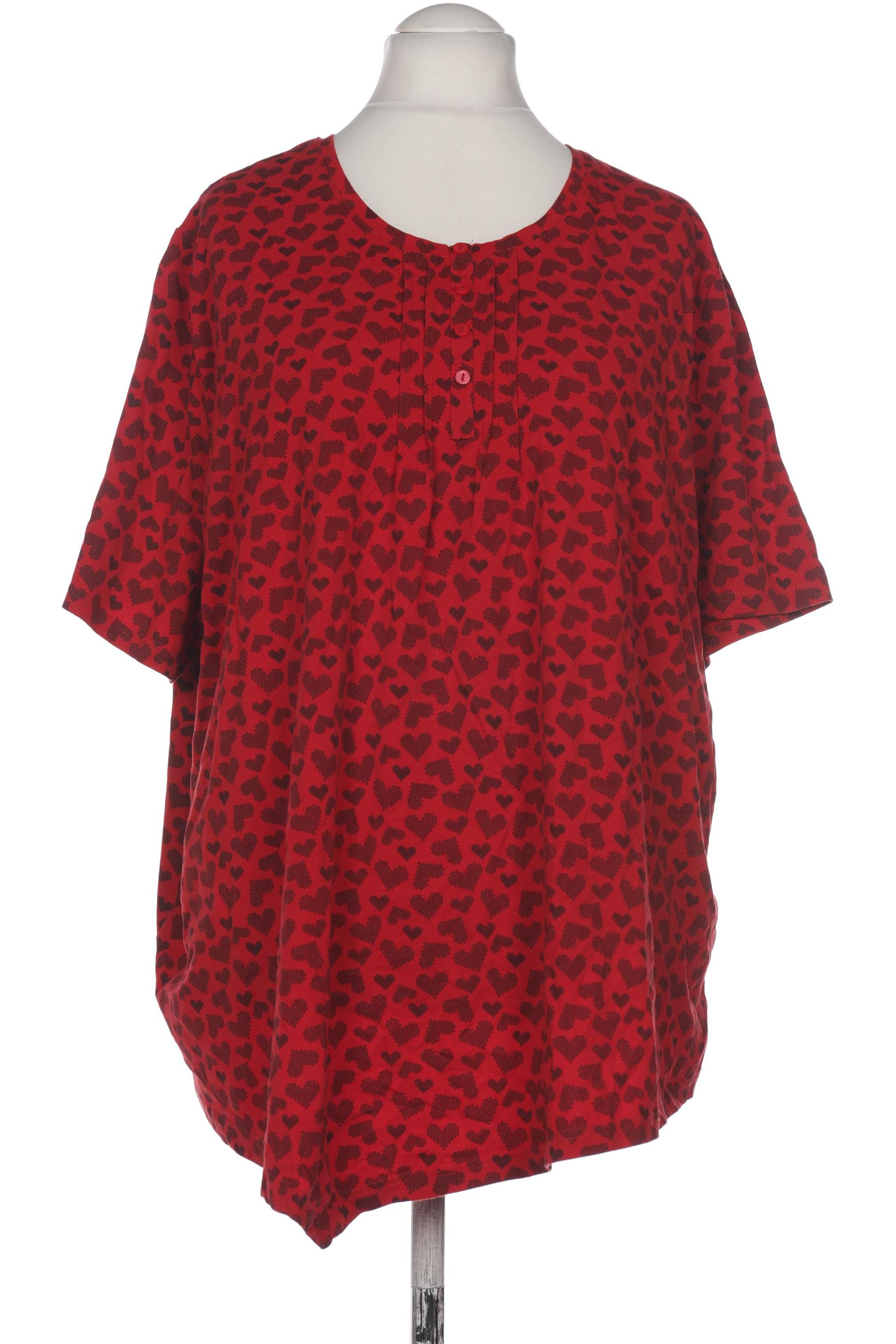 

Ulla Popken Damen T-Shirt, rot, Gr. 58