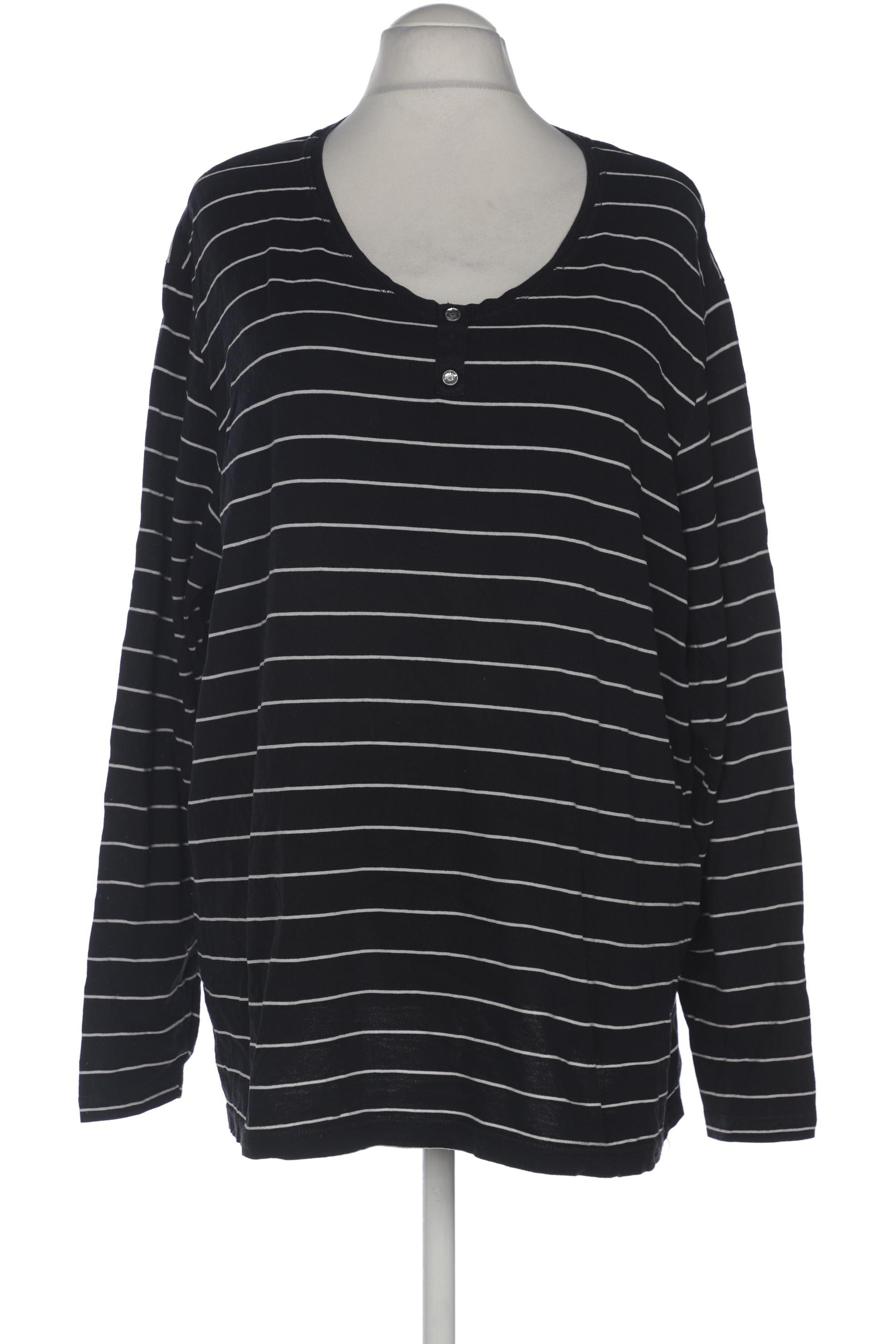 

Ulla Popken Damen Langarmshirt, schwarz, Gr. 52