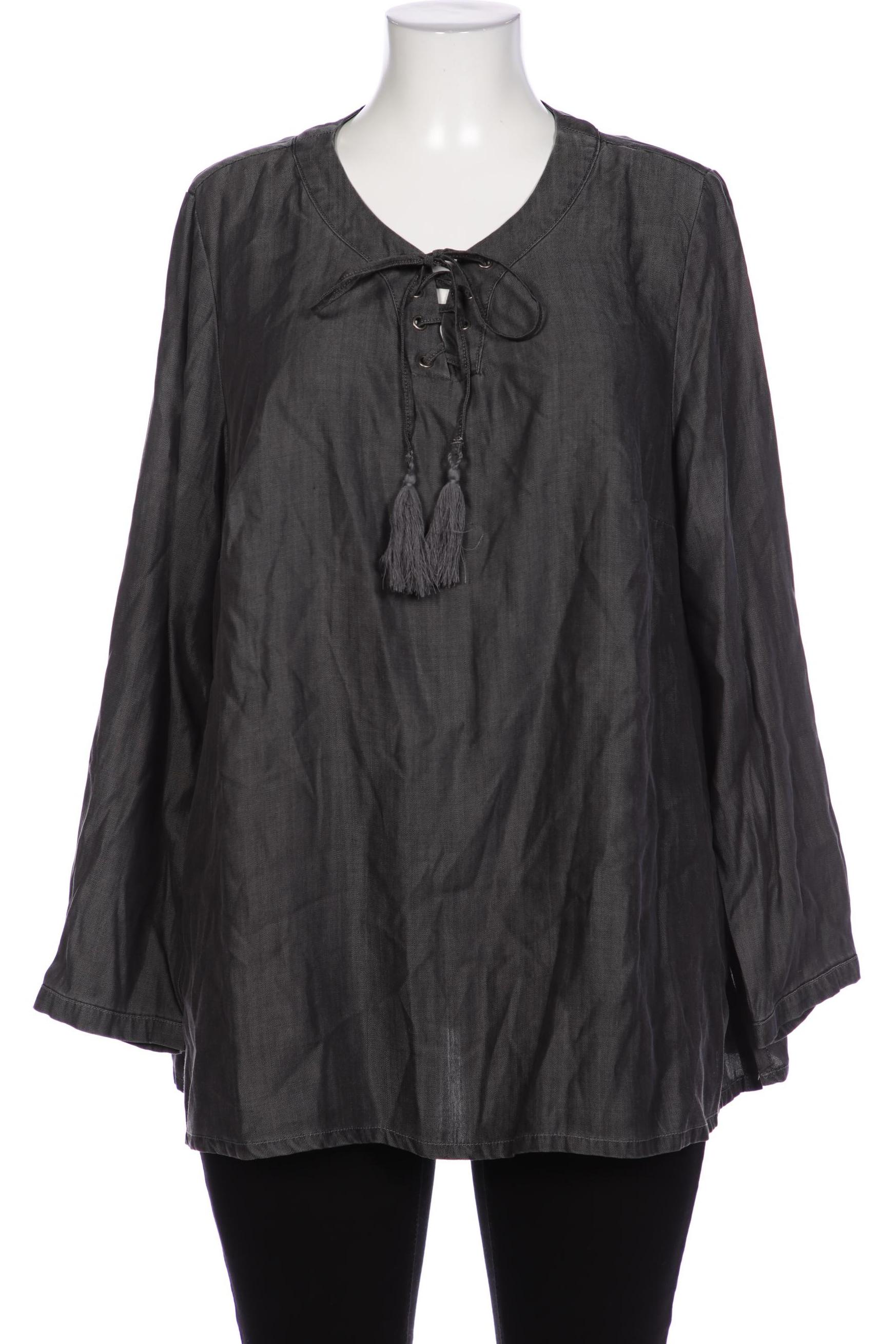 

Ulla Popken Damen Bluse, grau, Gr. 46