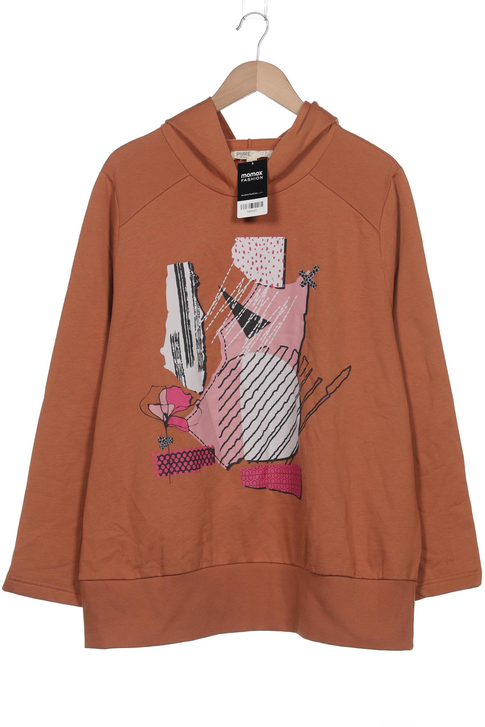 

Ulla Popken Damen Kapuzenpullover, orange, Gr. 50