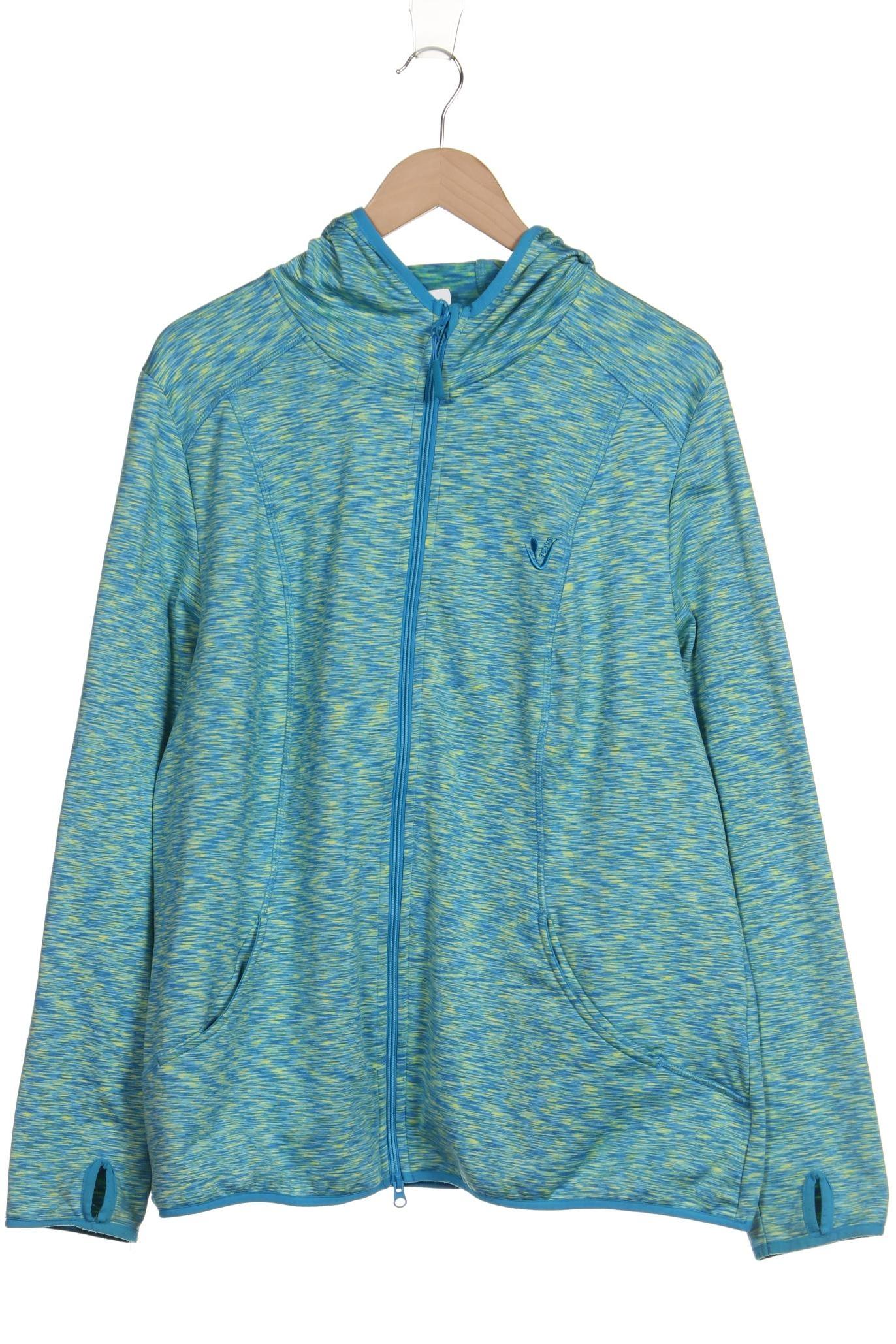 

Ulla Popken Damen Kapuzenpullover, blau, Gr. 46