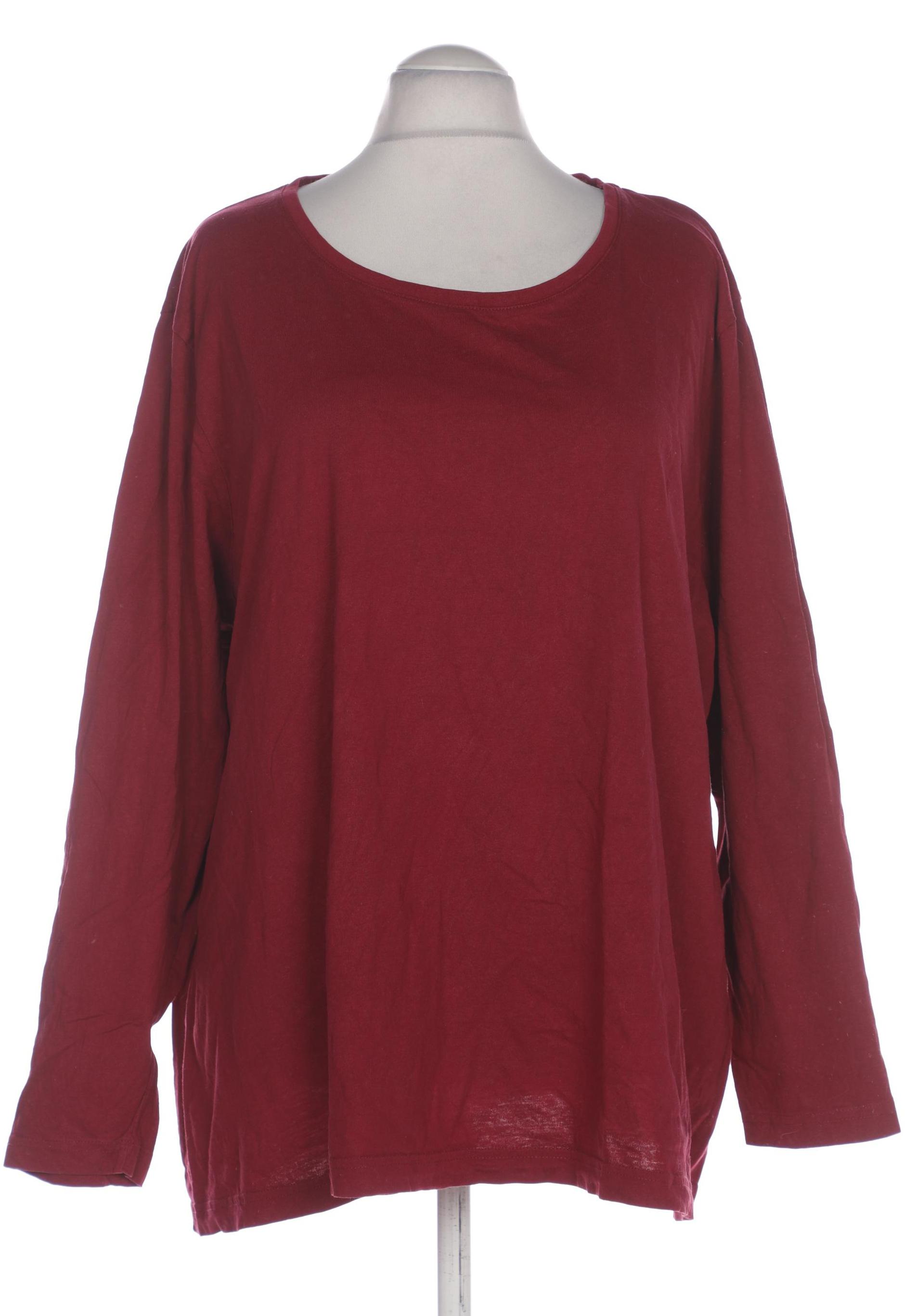 

Ulla Popken Damen Langarmshirt, bordeaux, Gr. 54