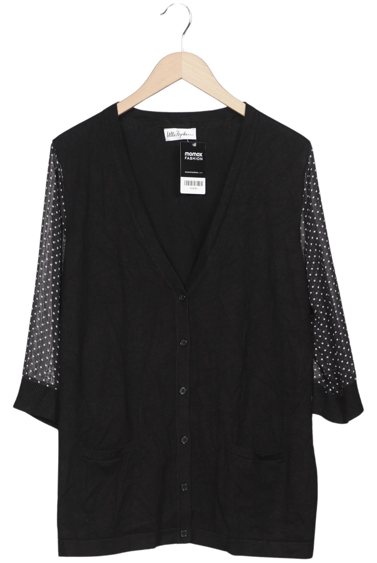 

Ulla Popken Damen Strickjacke, schwarz, Gr. 46