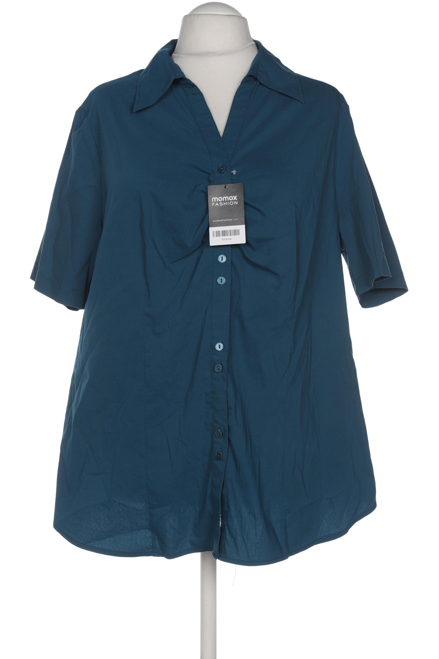 

Ulla Popken Damen Bluse, blau, Gr. 52