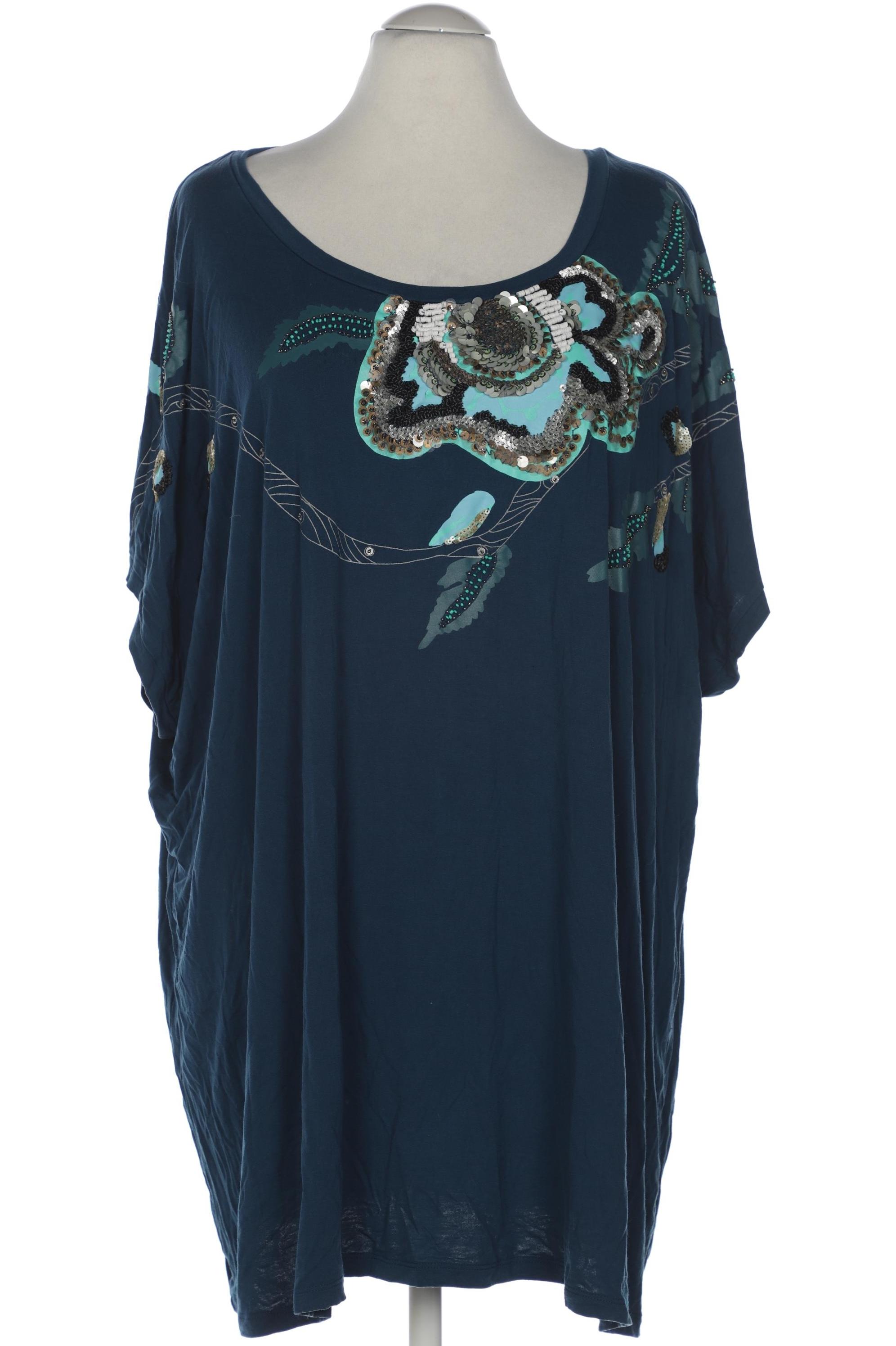 

Ulla Popken Damen T-Shirt, blau, Gr. 60