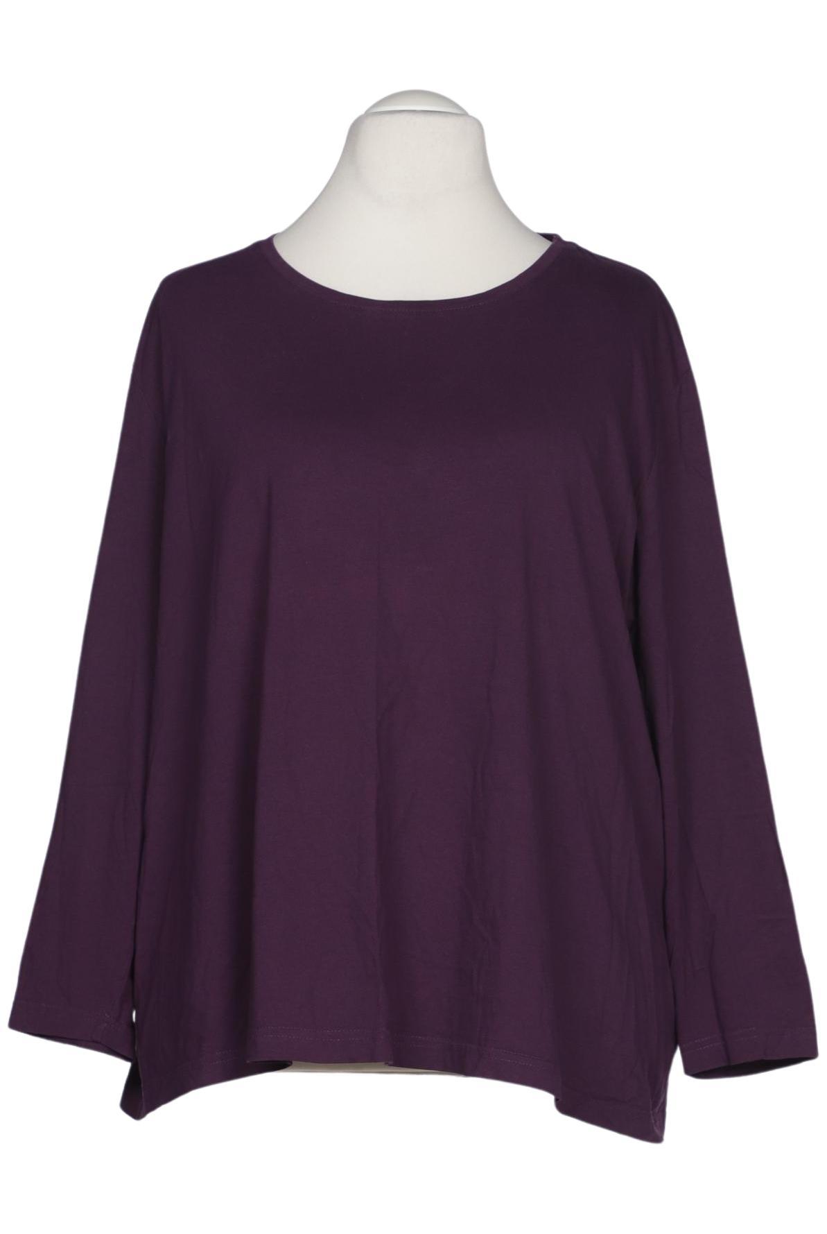 

Ulla Popken Damen Langarmshirt, flieder, Gr. 54