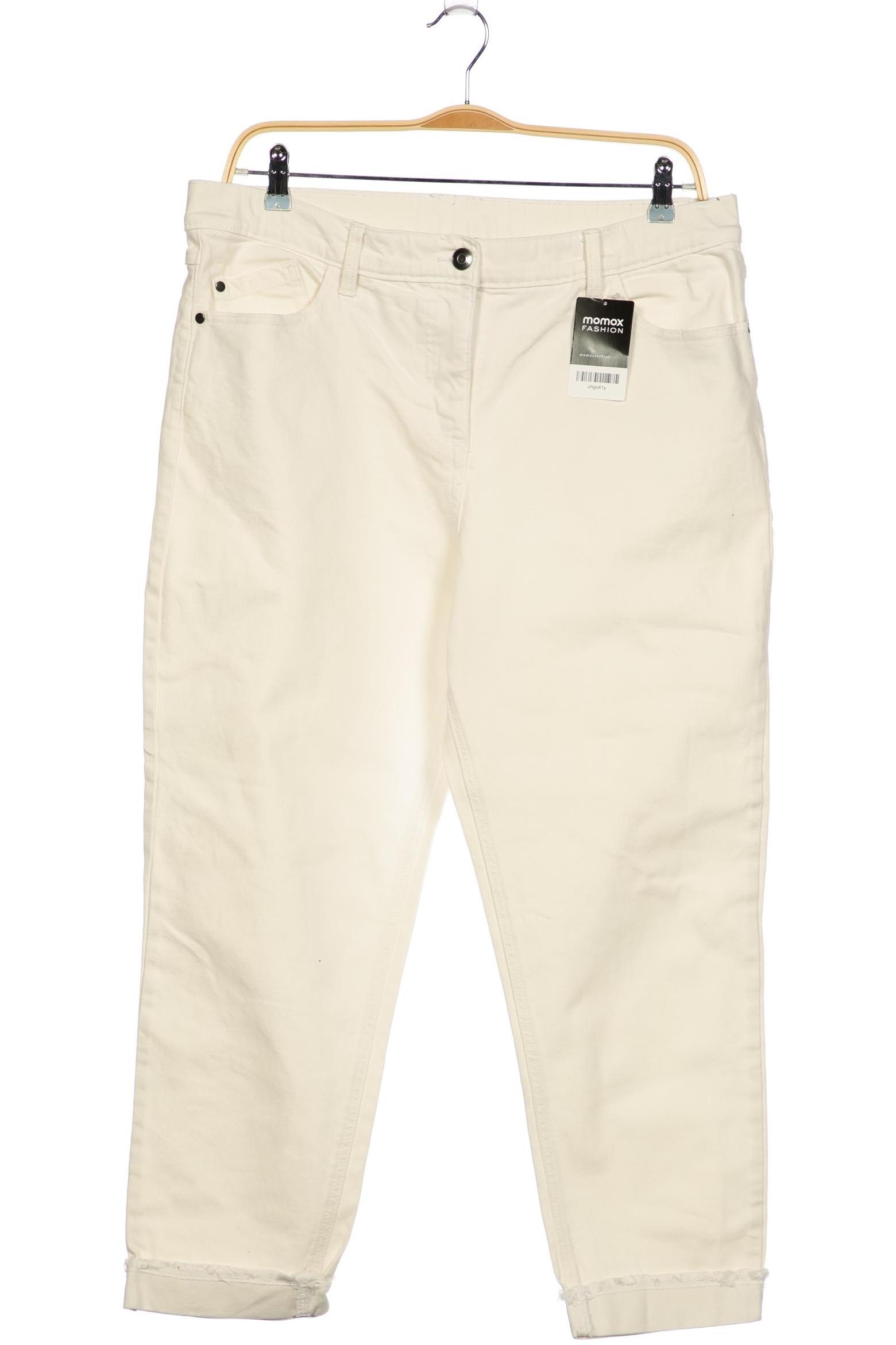 

Ulla Popken Damen Jeans, weiß, Gr. 46